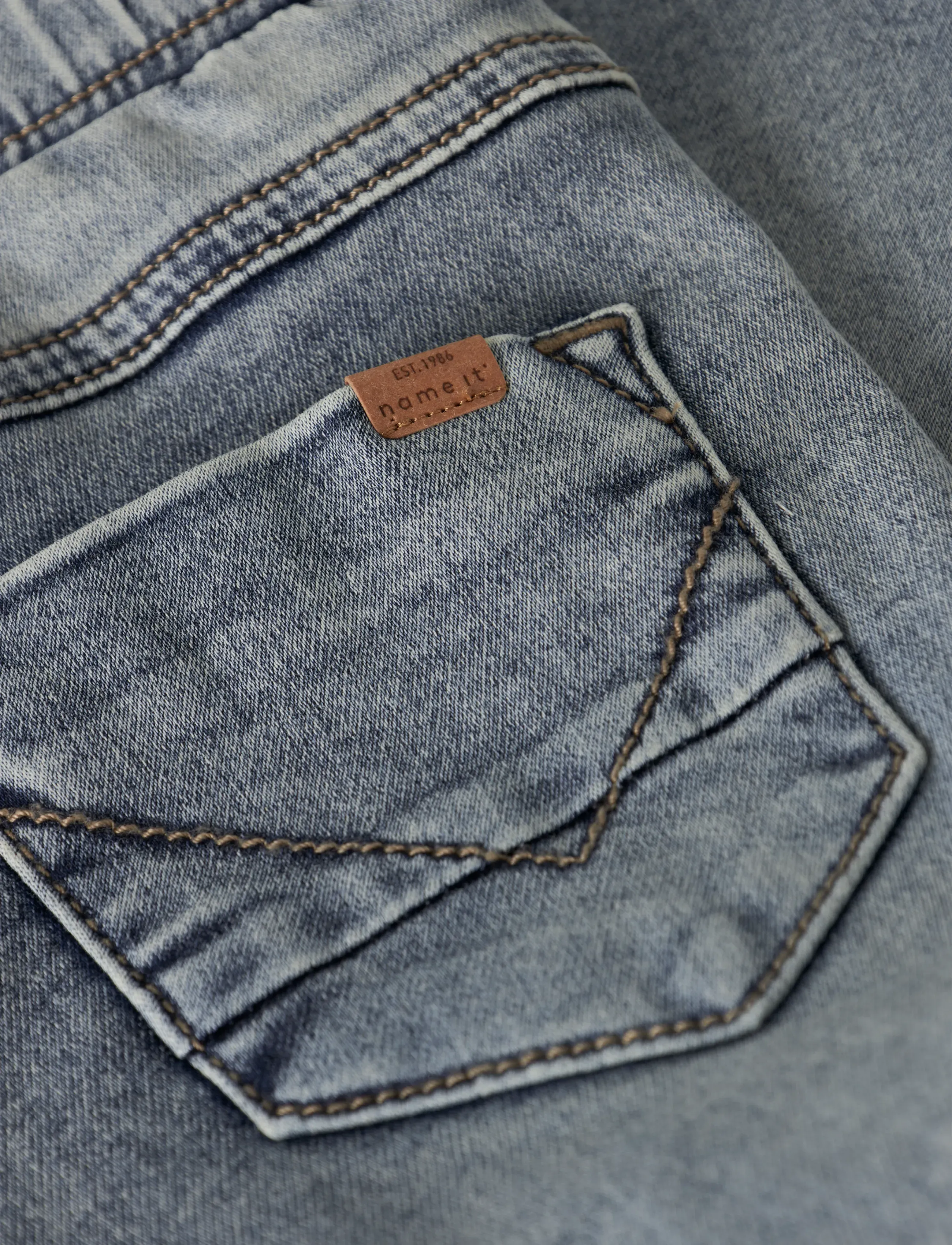 name it - NMMRYAN SLIM SWE JEANS 2472-TH NOOS - regular jeans - vintage medium blue denim - 5
