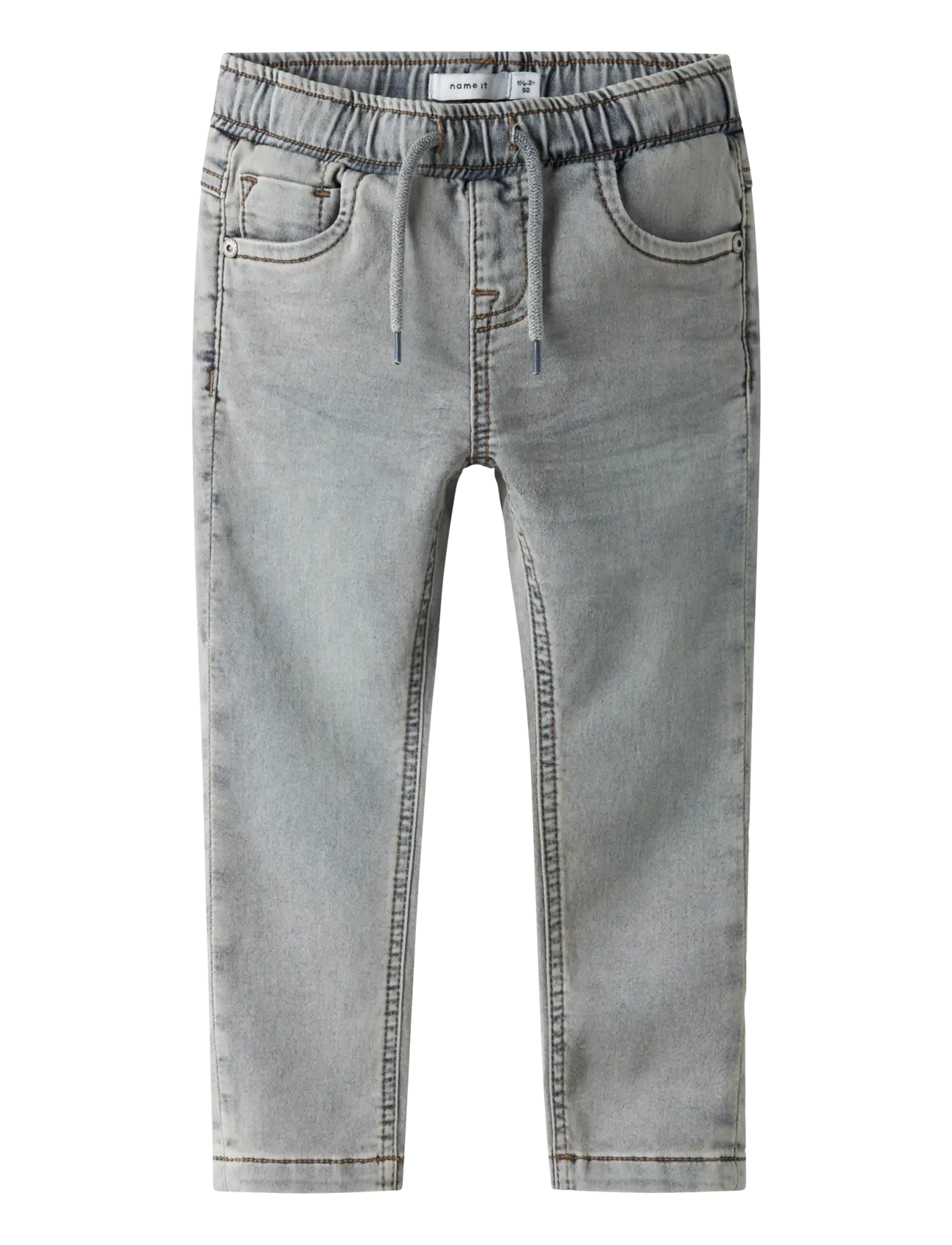 name it NMMRYAN SLIM SWE JEANS 2472-TH NOOS - Põhitooted - VINTAGE LIGHT BLUE DENIM / grey