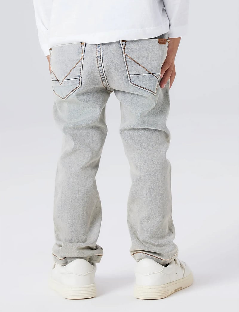 name it - NMMRYAN SLIM SWE JEANS 2472-TH NOOS - regular jeans - vintage light blue denim - 3