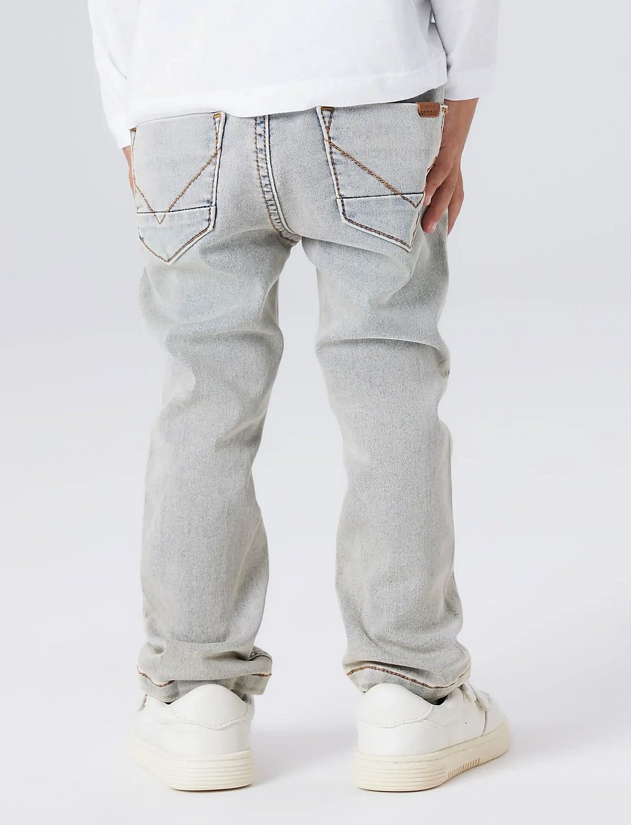 name it - NMMRYAN SLIM SWE JEANS 2472-TH NOOS - regular jeans - vintage light blue denim - 3