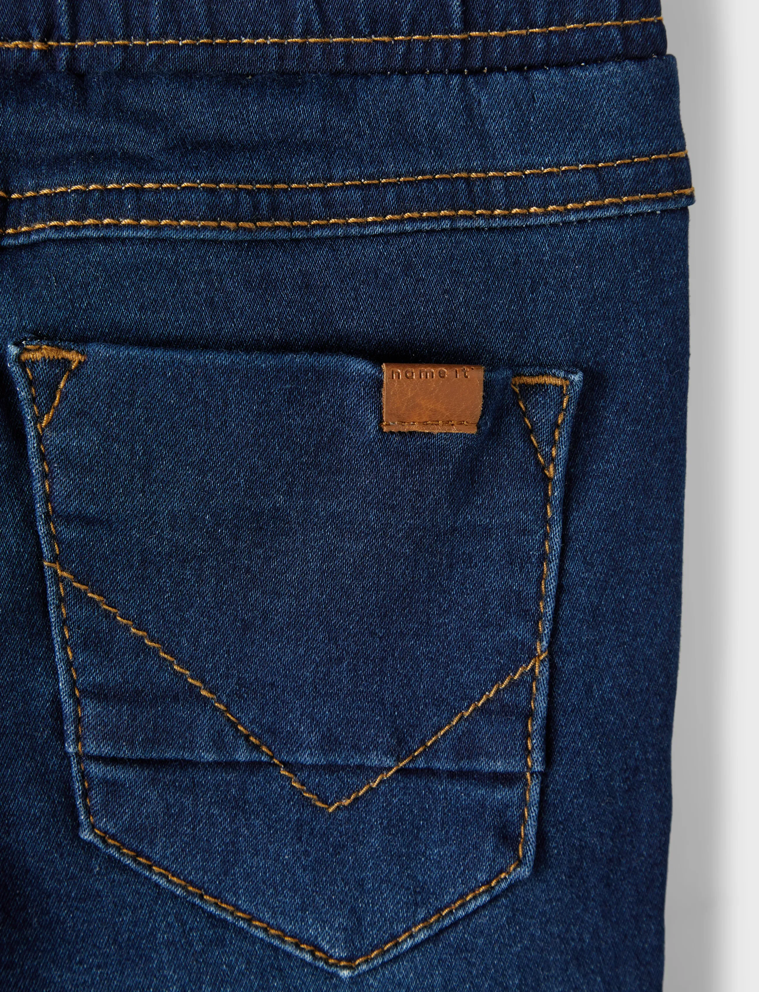 name it - NMMRYAN SLIM SWE JEANS 2472-TH NOOS - regular jeans - dark blue denim - 4