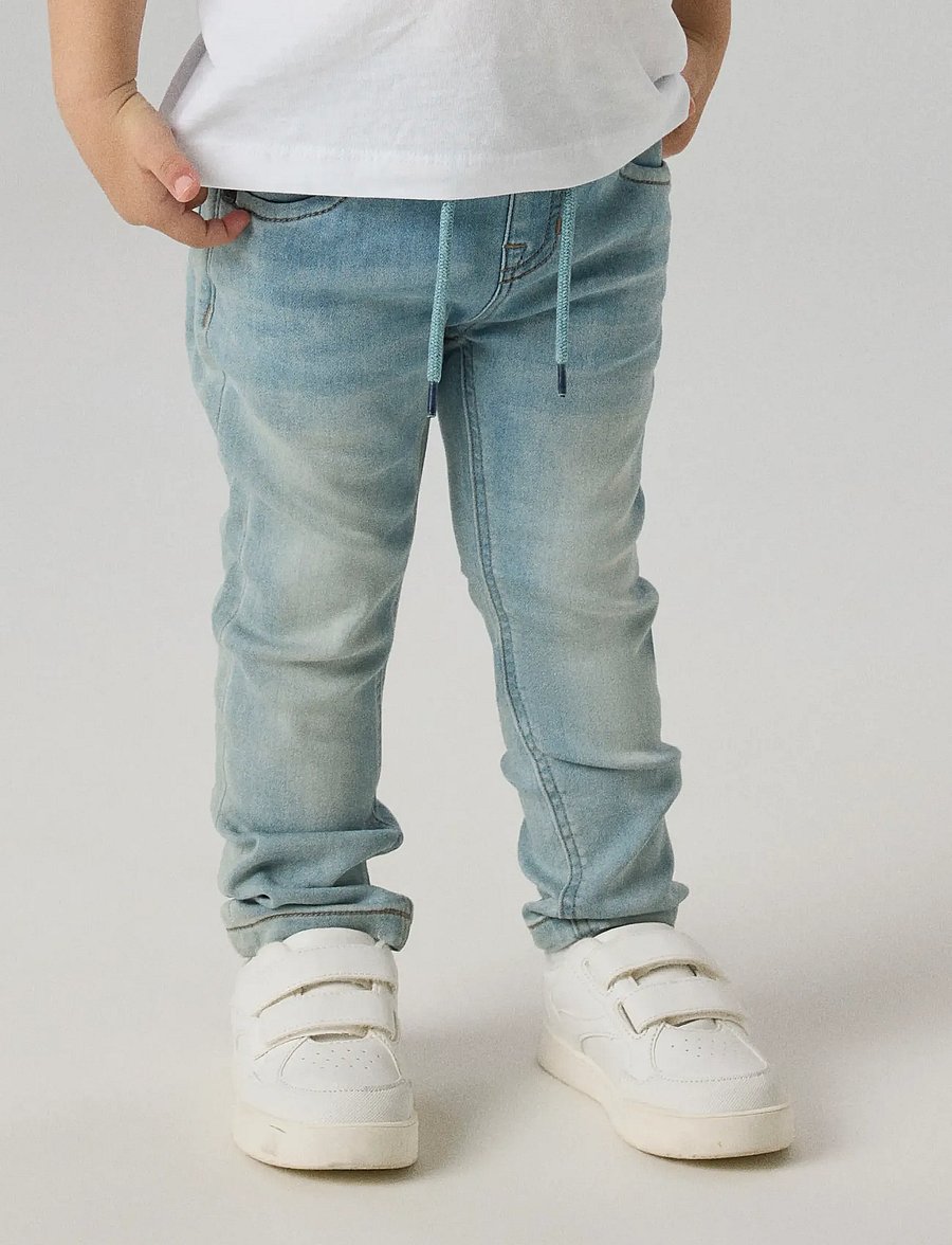 name it - NMMRYAN SLIM SWE JEANS 2472-TH NOOS - regular jeans - light blue denim - 4