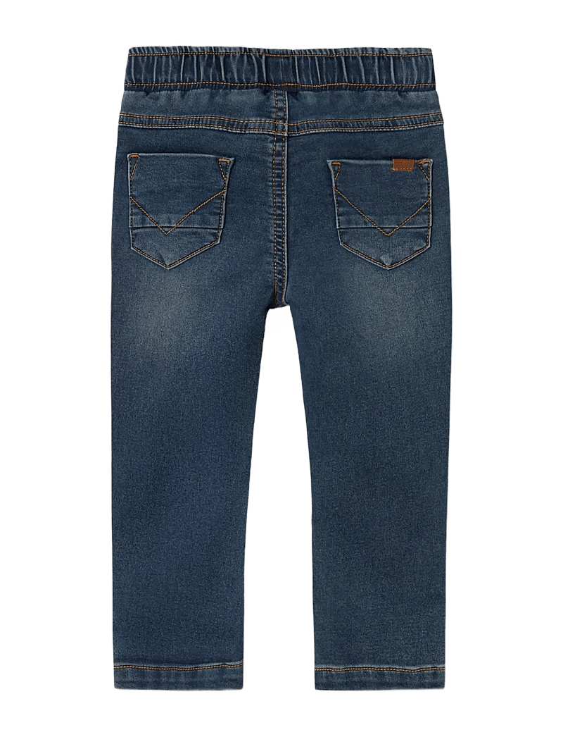 name it - NMMRYAN SLIM SWE JEANS 2472-TH NOOS - regular jeans - vintage dark blue denim - 2