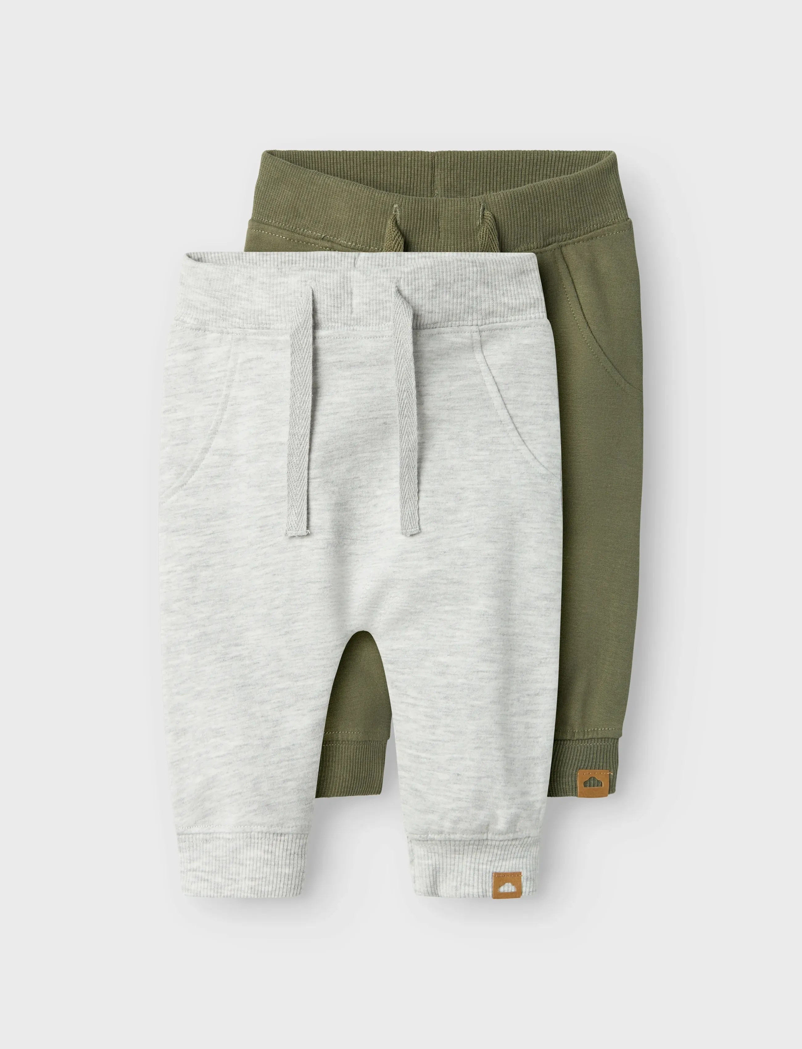 name it Nbntakki 2P Sweat Pant Noos, 56, Multi/patterned, Underdele > Joggingbukser, Børn