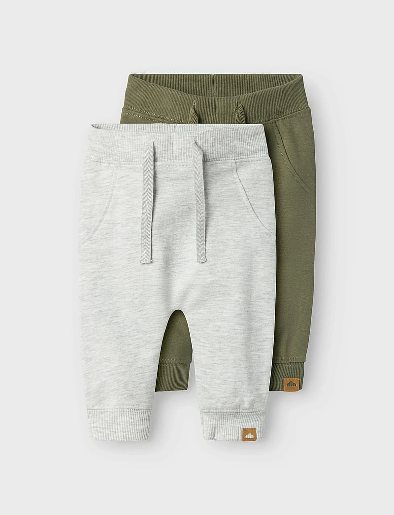 name it - NBNTAKKI 2P SWEAT PANT NOOS - sweatpants - light grey melange - 3