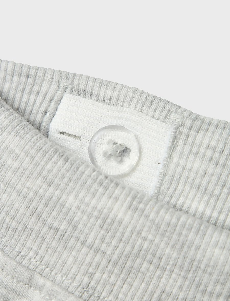 name it - NBNTAKKI 2P SWEAT PANT NOOS - jogginghosen - light grey melange - 4