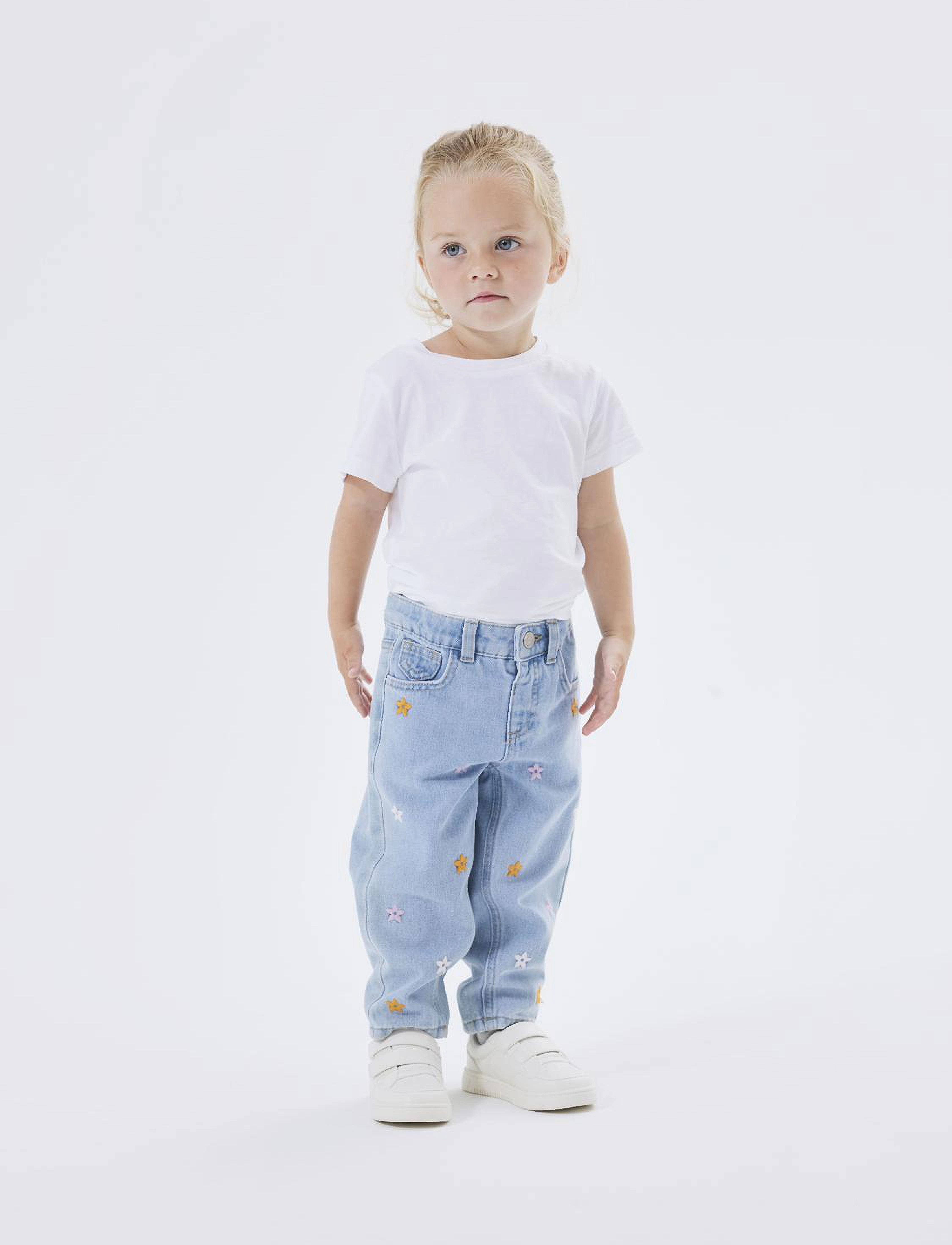 name it - NMFBELLA MOM JEANS 1250-TE - light blue denim - 4