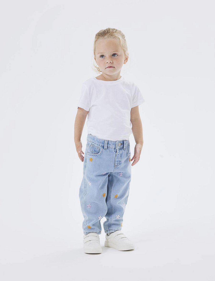 name it - NMFBELLA MOM JEANS 1250-TE - light blue denim - 4