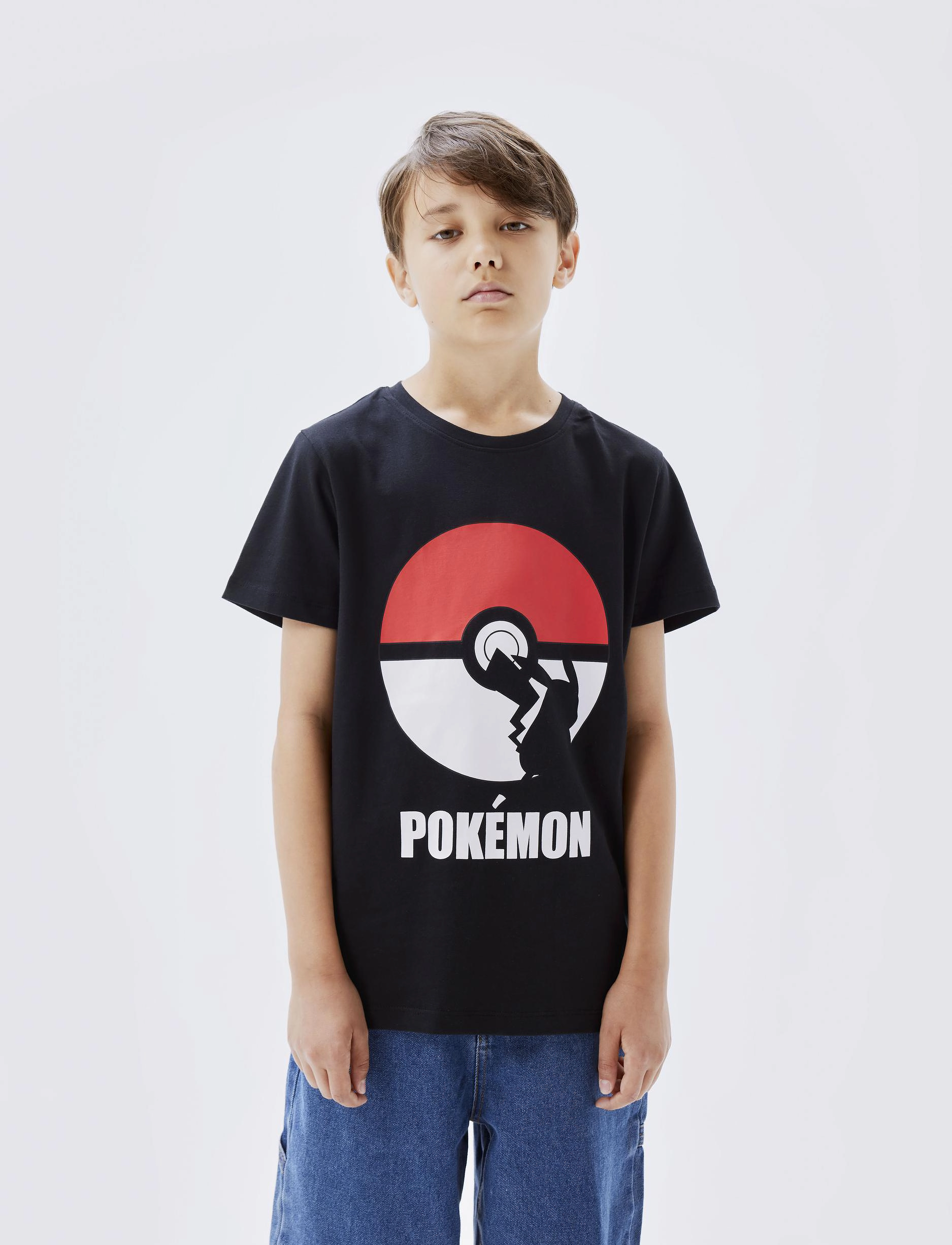name it - NKMNABEL POKEMON SS TOP NOOS BFU - black - 4