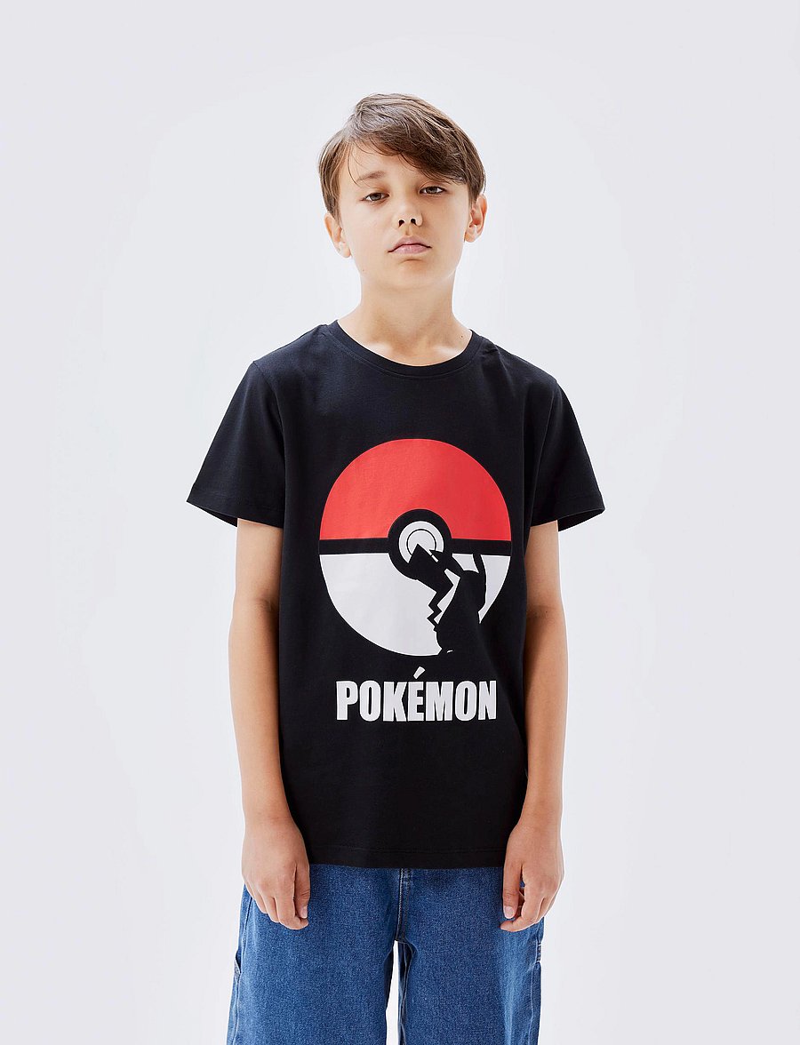 name it - NKMNABEL POKEMON SS TOP NOOS BFU - black - 5