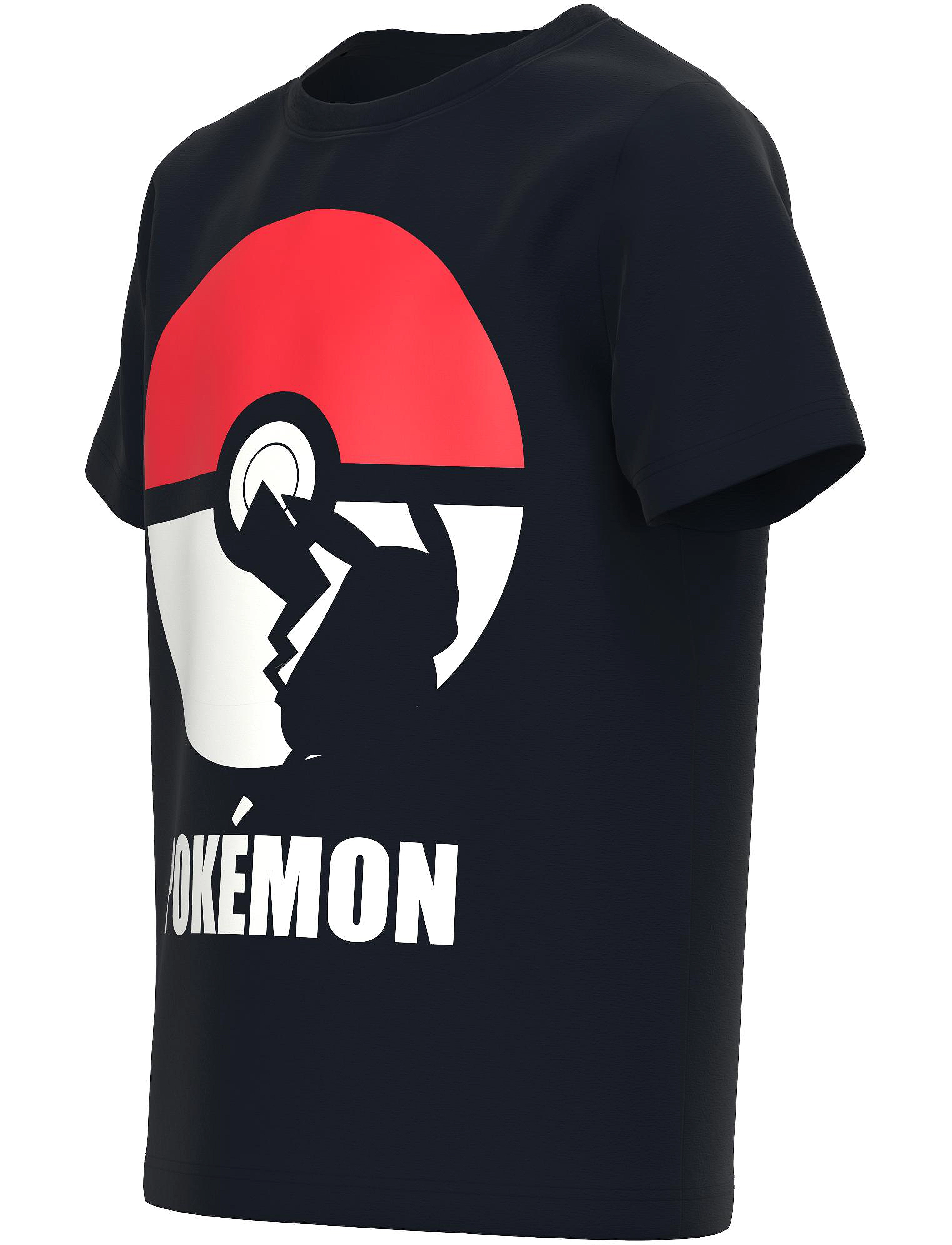 name it - NKMNABEL POKEMON SS TOP NOOS BFU - black - 3