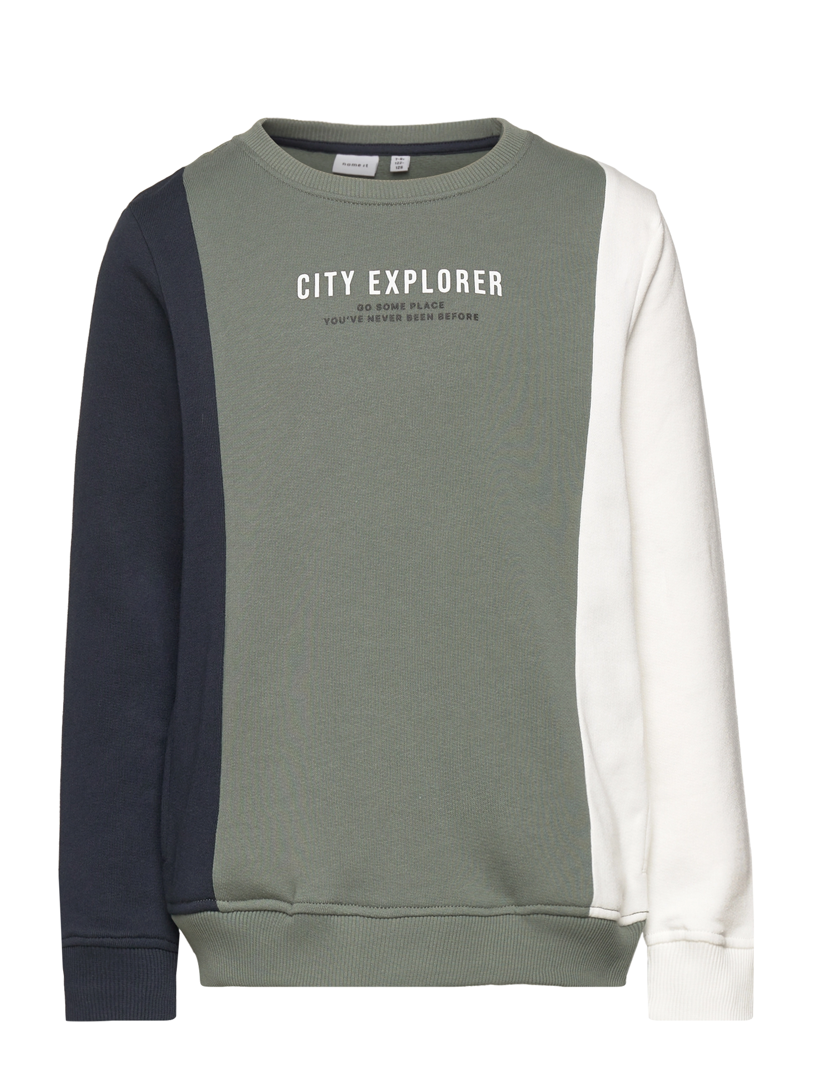 NKMTRENI LS SWEAT BRU - LAUREL WREATH