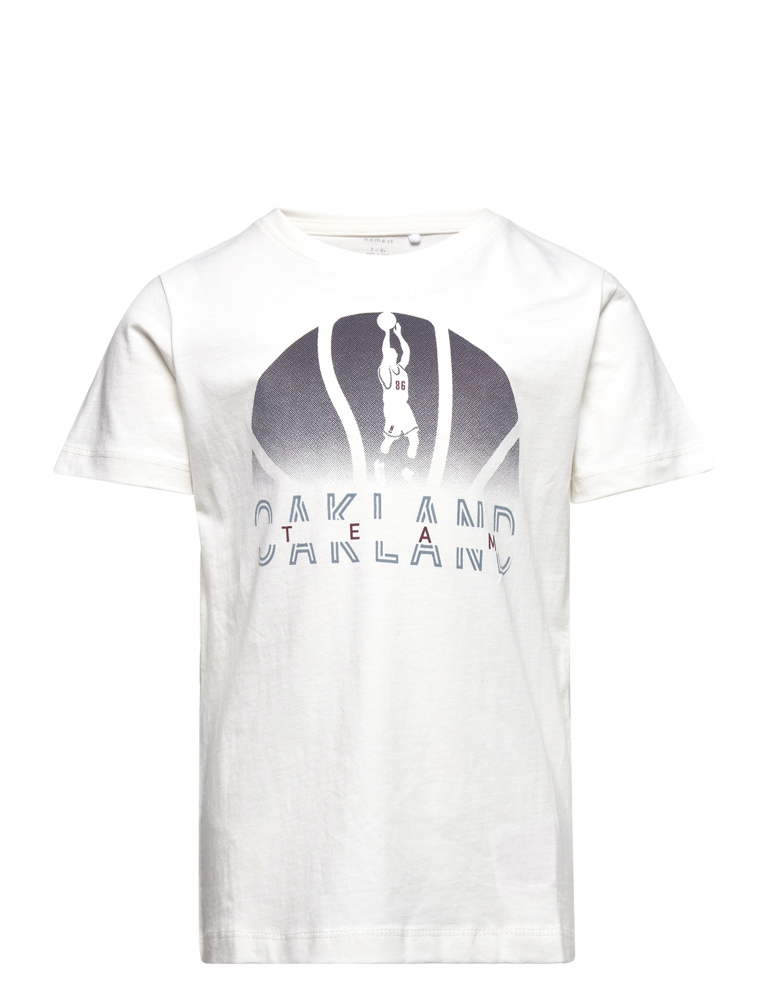 NKMOSLAK SS TOP - WHITE ALYSSUM