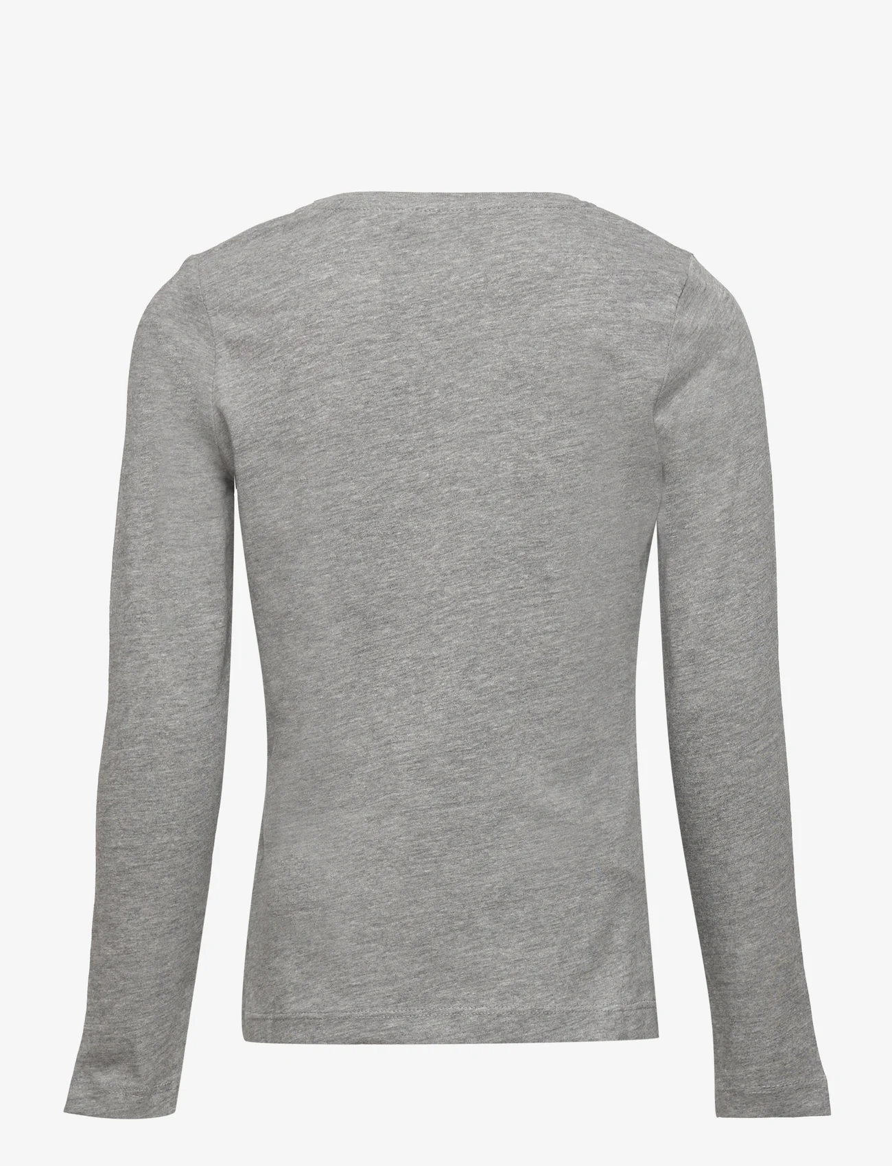 name it - NKFOINGA LS TOP - long-sleeved t-shirts - grey melange - 1