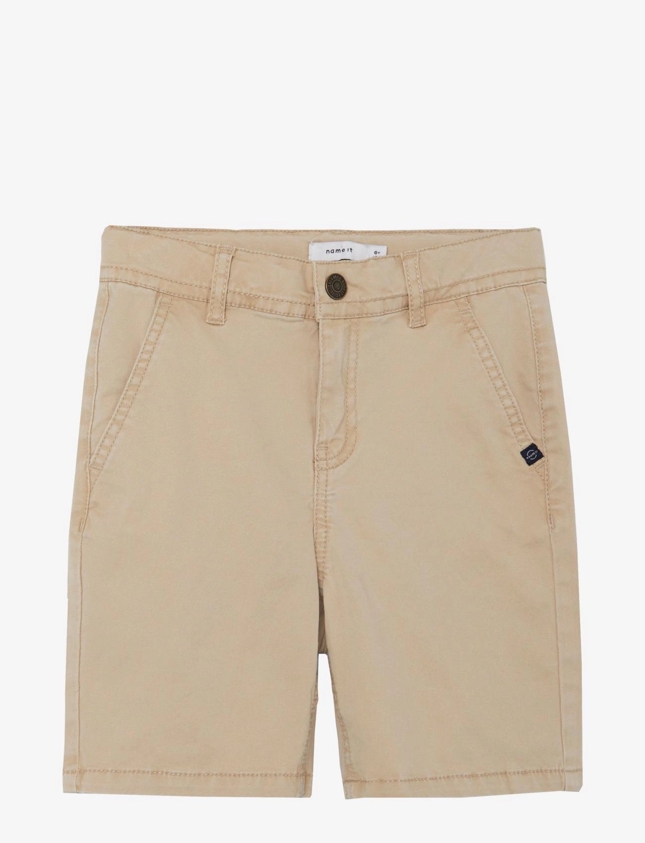 name it - NKMSILAS SLIM TWI LONG SHORTS 9519-HI F - humus - 0