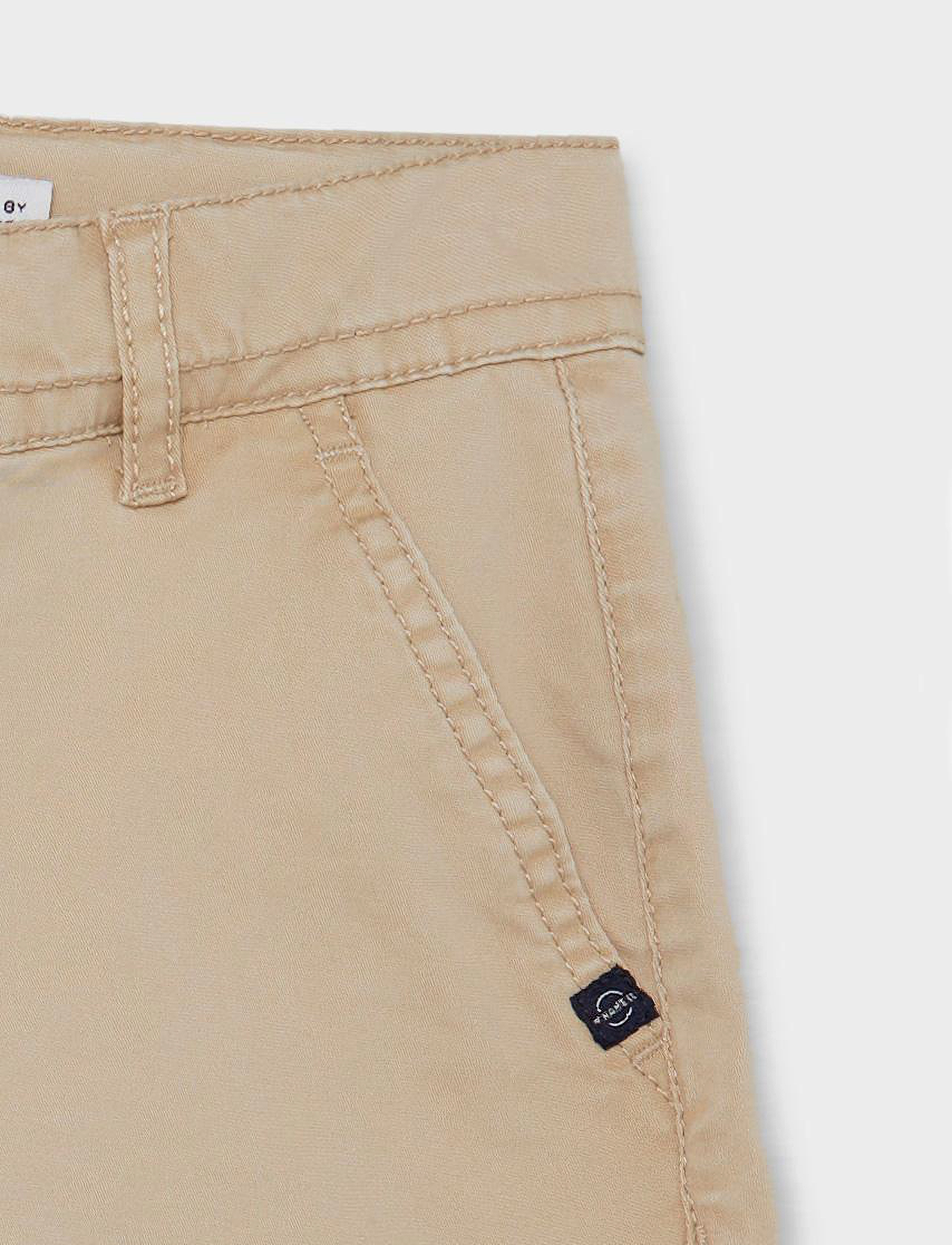 name it - NKMSILAS SLIM TWI LONG SHORTS 9519-HI F - humus - 1