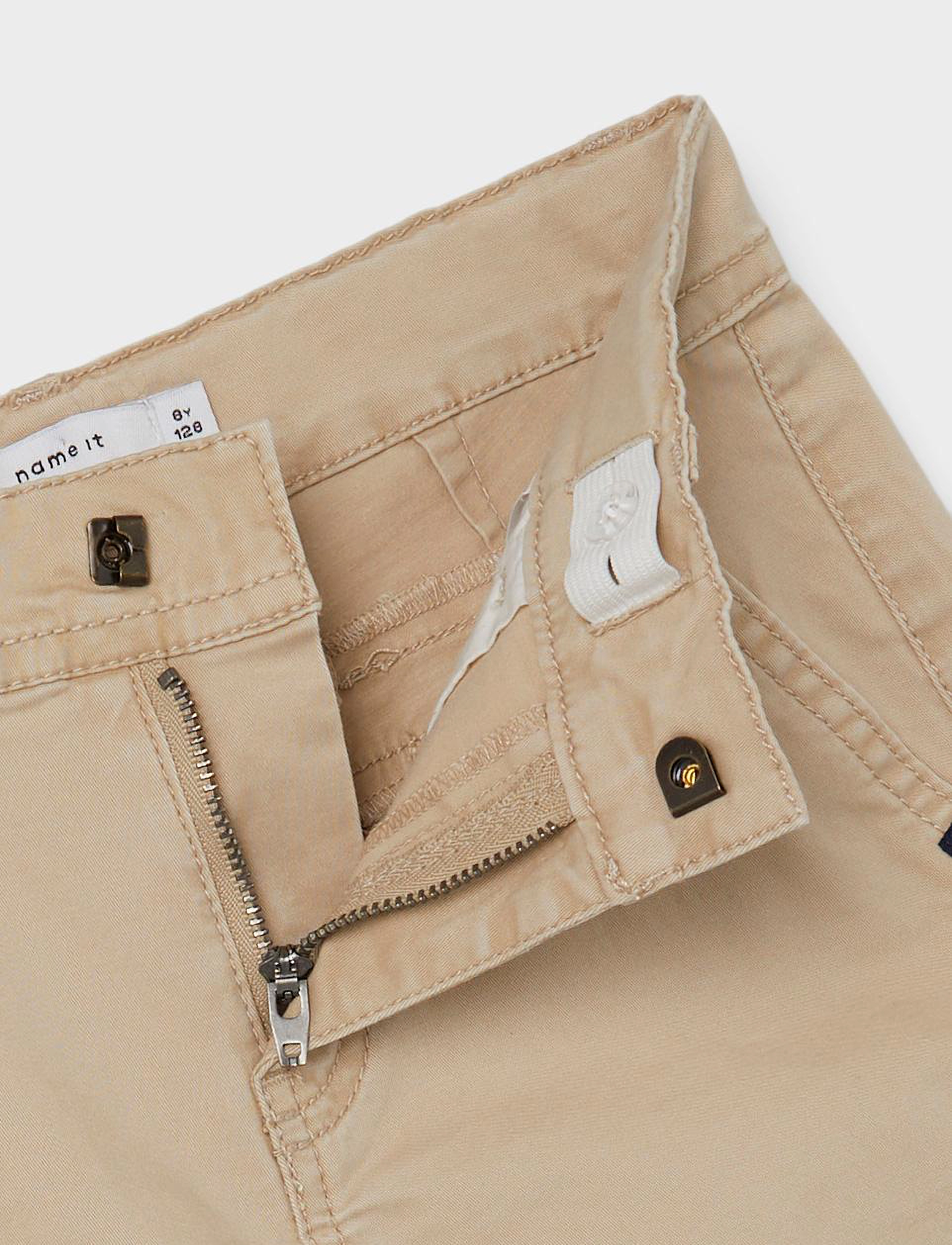 name it - NKMSILAS SLIM TWI LONG SHORTS 9519-HI F - humus - 2