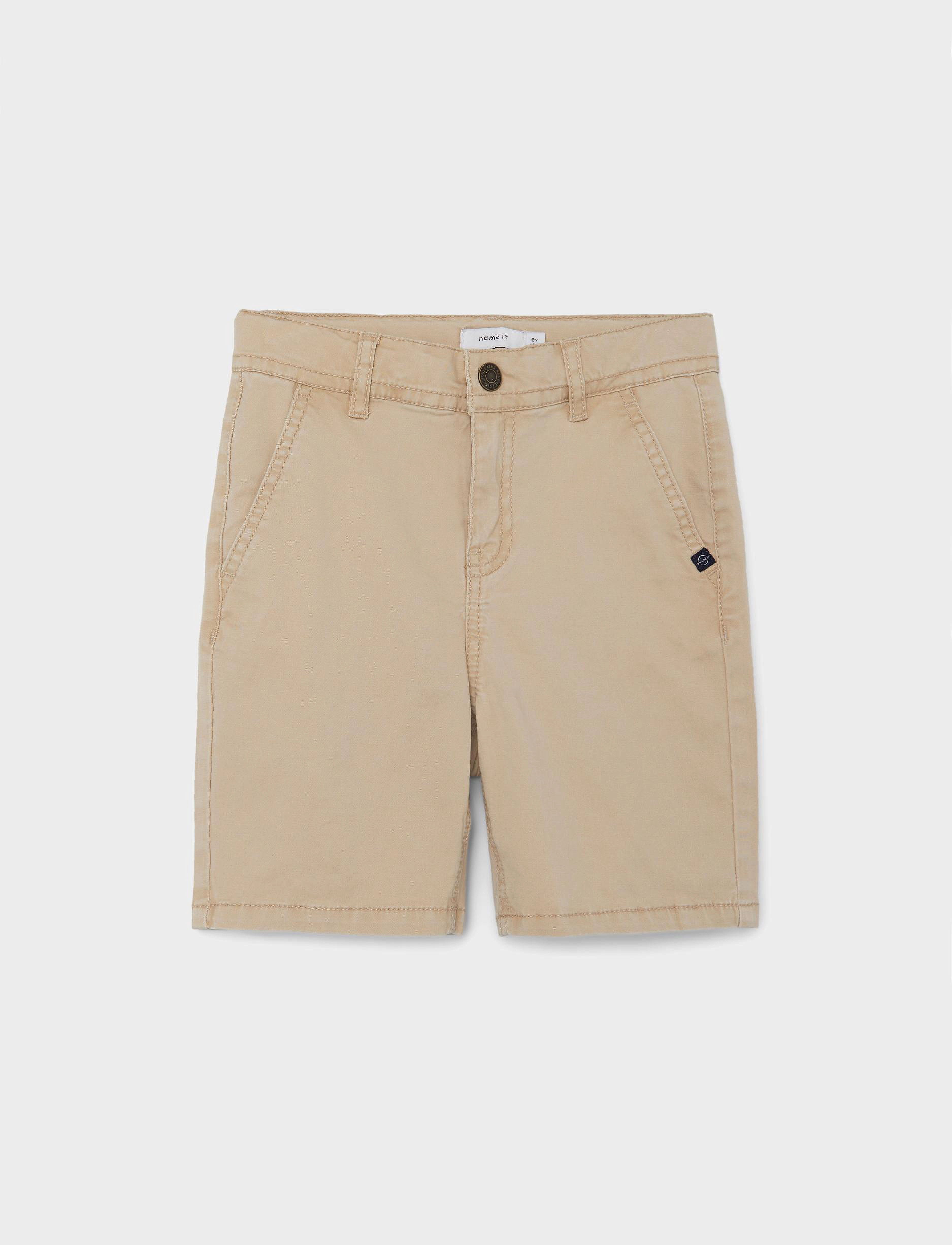 name it - NKMSILAS SLIM TWI LONG SHORTS 9519-HI F - humus - 3