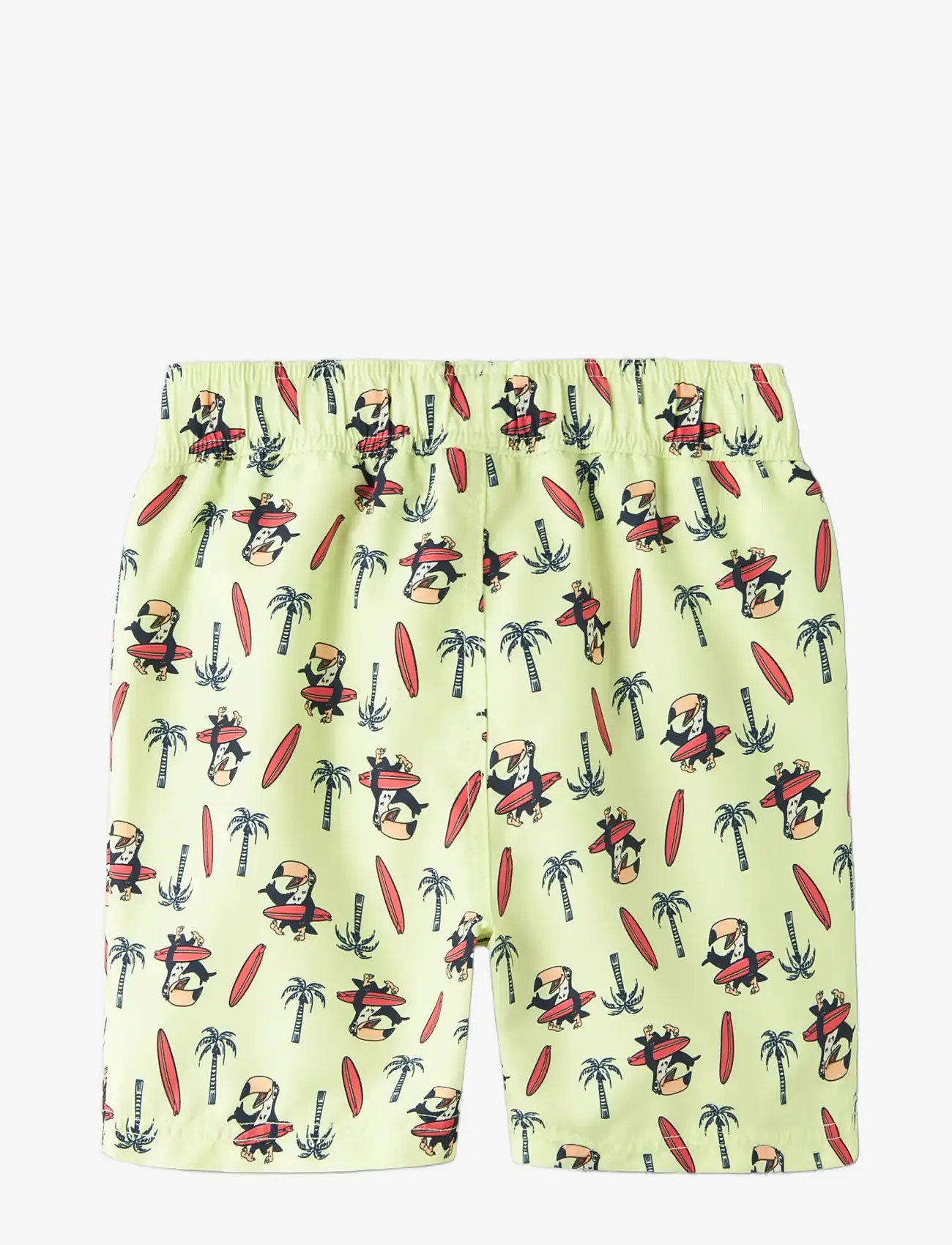 name it - NKMZADDI SWIM SHORTS BOX - ujumispüksid - lime cream - 1