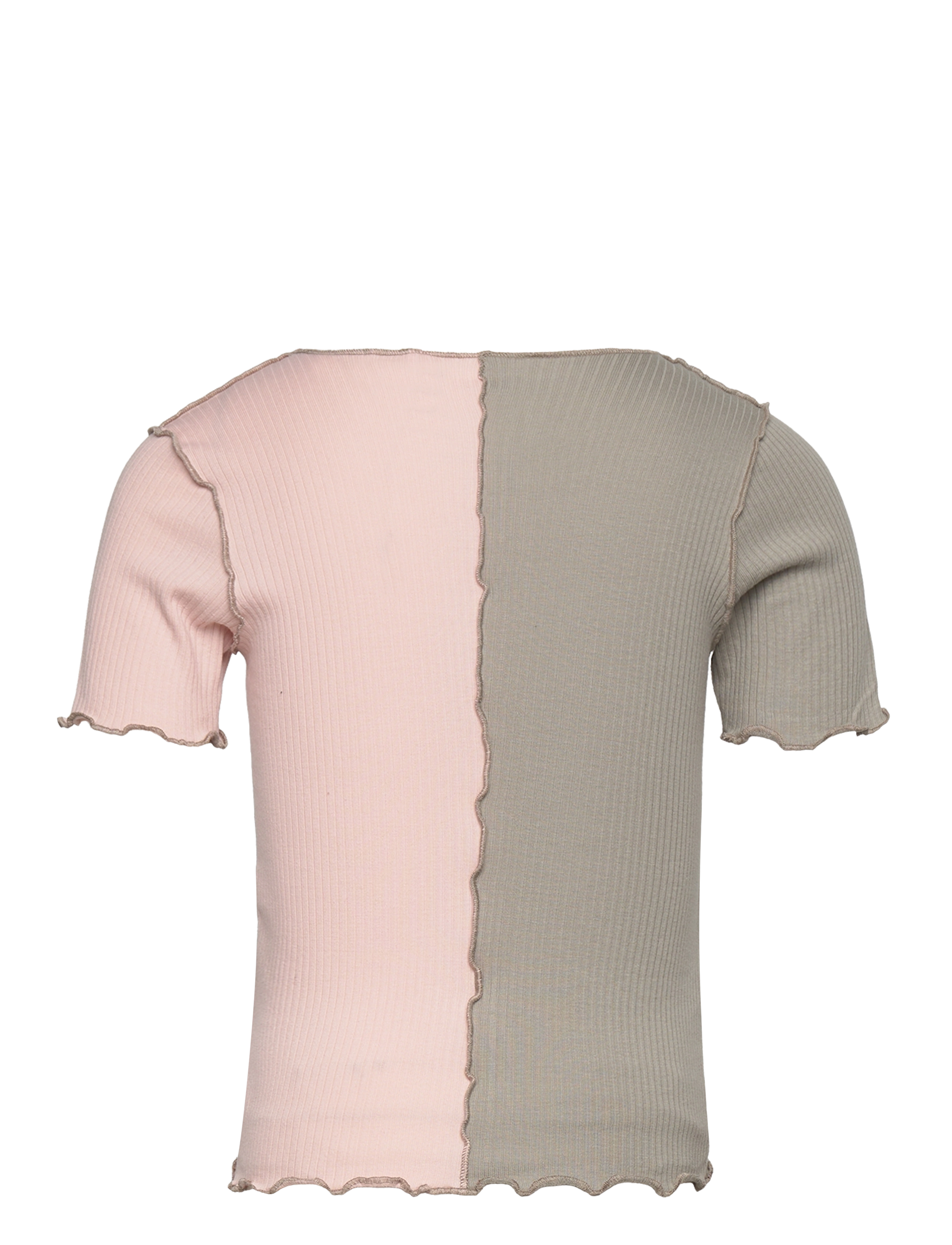 name it - NKFTUNELLI SS SHORT SLIM TOP - dried sage - 1