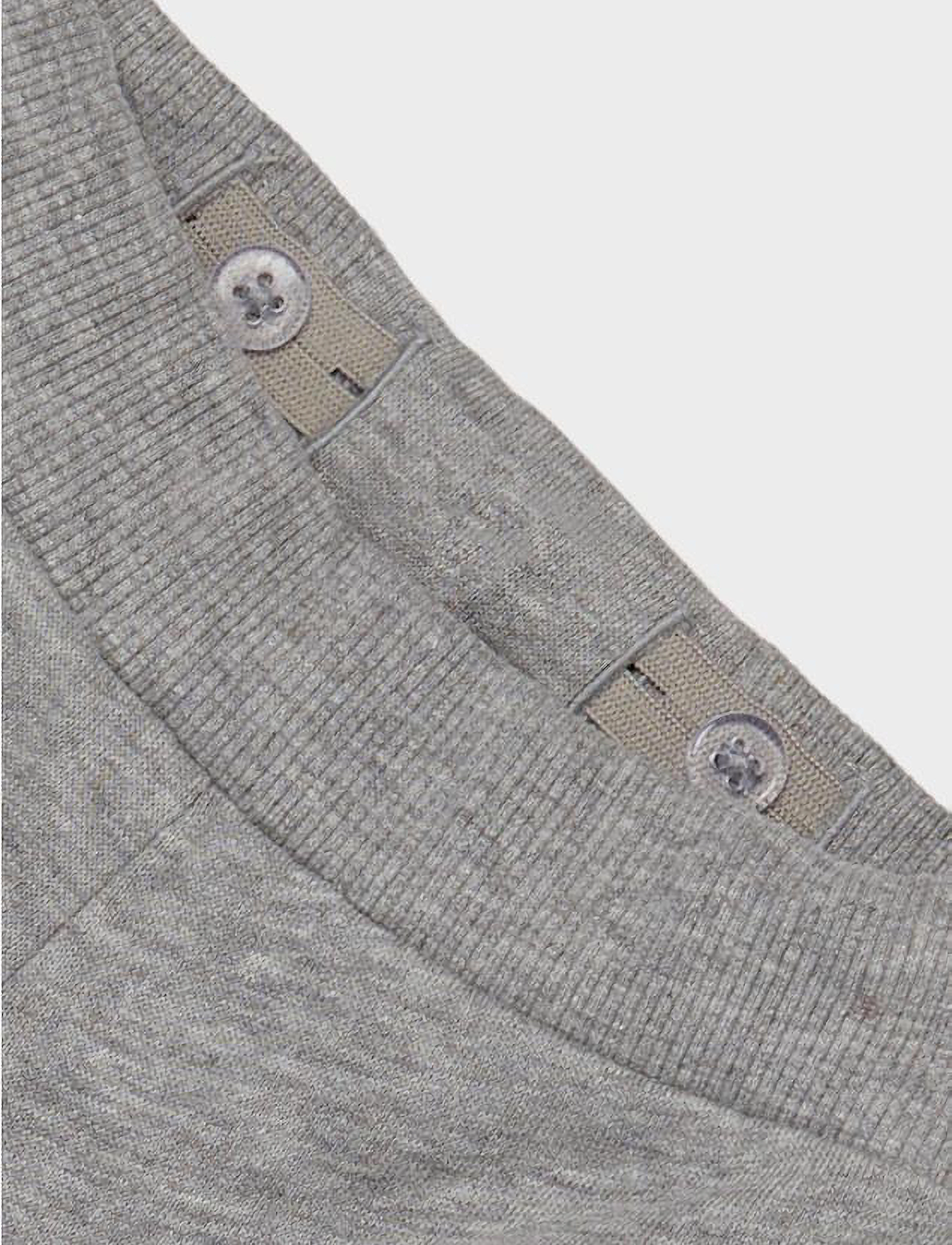 name it - NMMLAUGE SWE PANT BRU - grey melange - 3