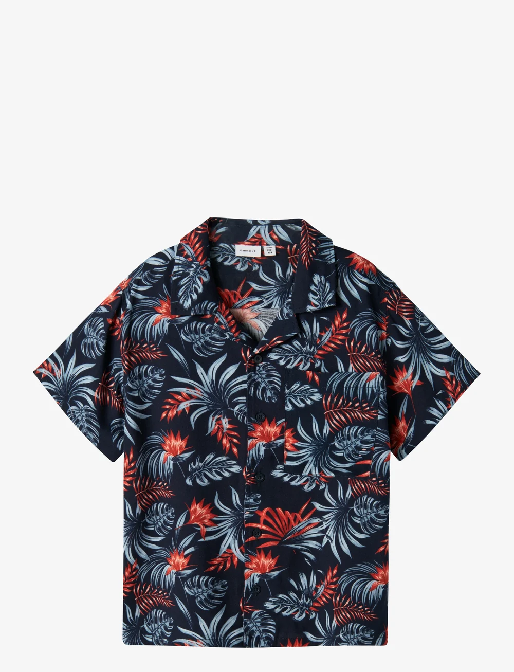 name it - NKMFERANE SS SHIRT BOX - kurzärmlige hemden - navy blazer - 0