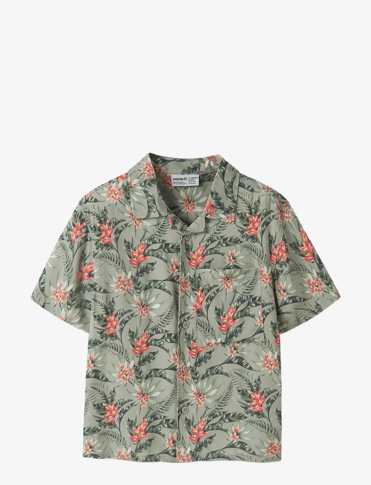 name it - NKMFERANE SS SHIRT BOX - kurzärmlige hemden - shadow - 2