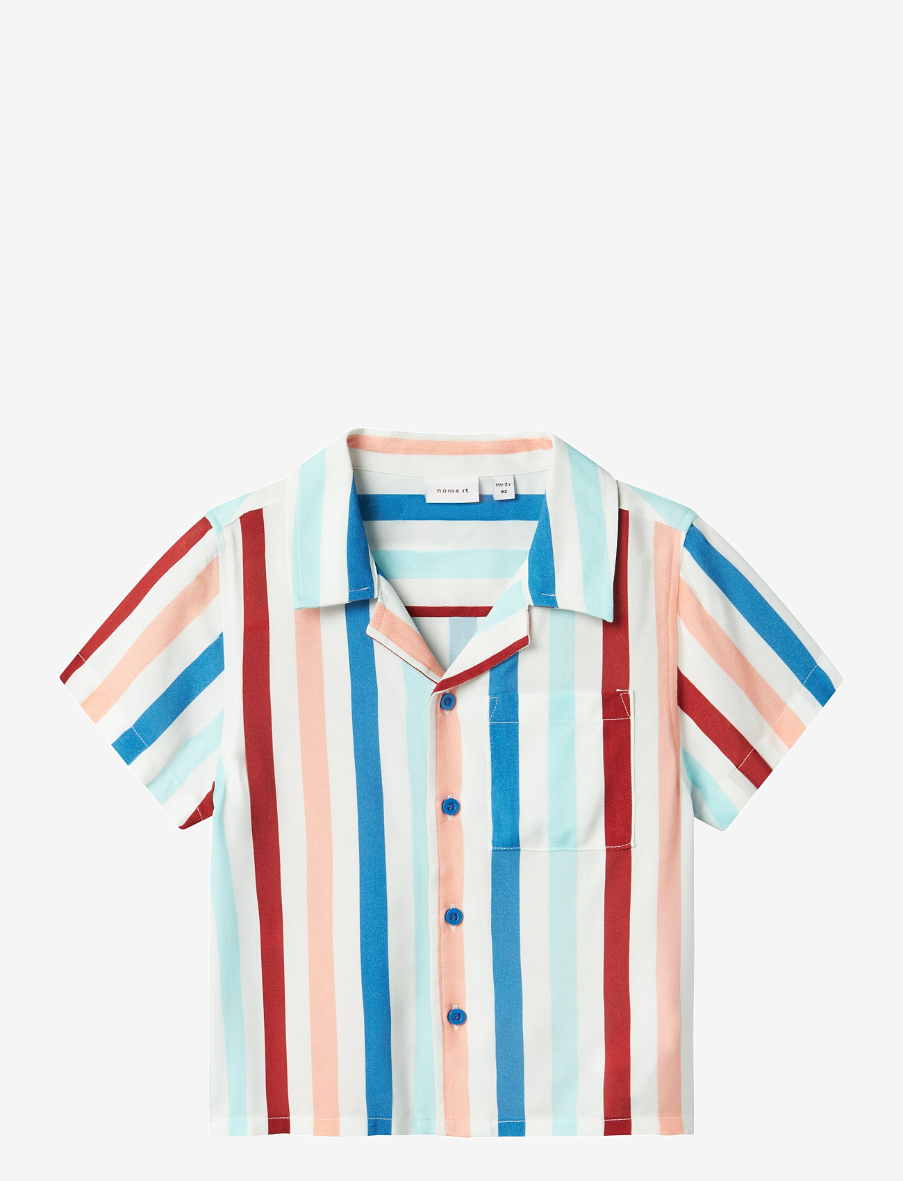 name it - NMMFERANE SS SHIRT BOX - koszule z krótkim rękawem - bright white - 1