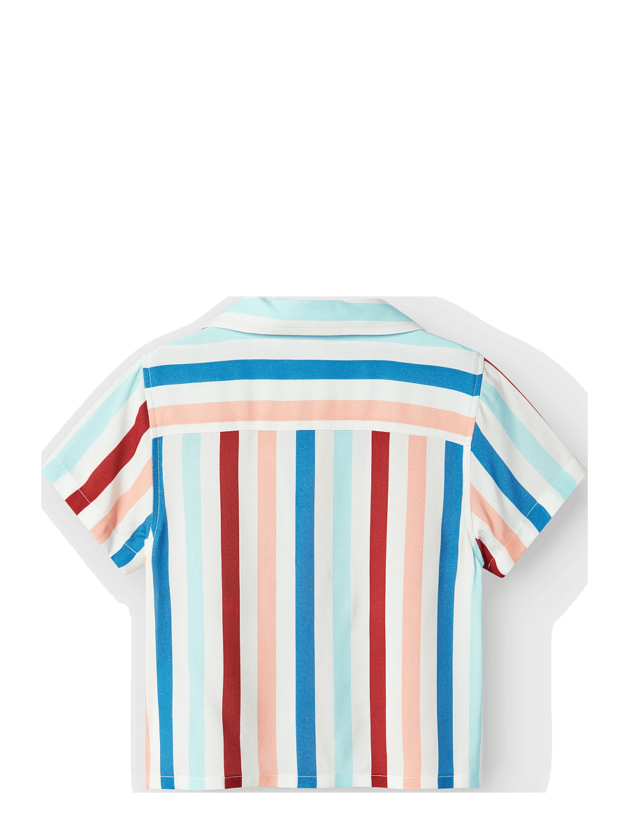 name it - NMMFERANE SS SHIRT BOX - kortärmade skjortor - bright white - 2