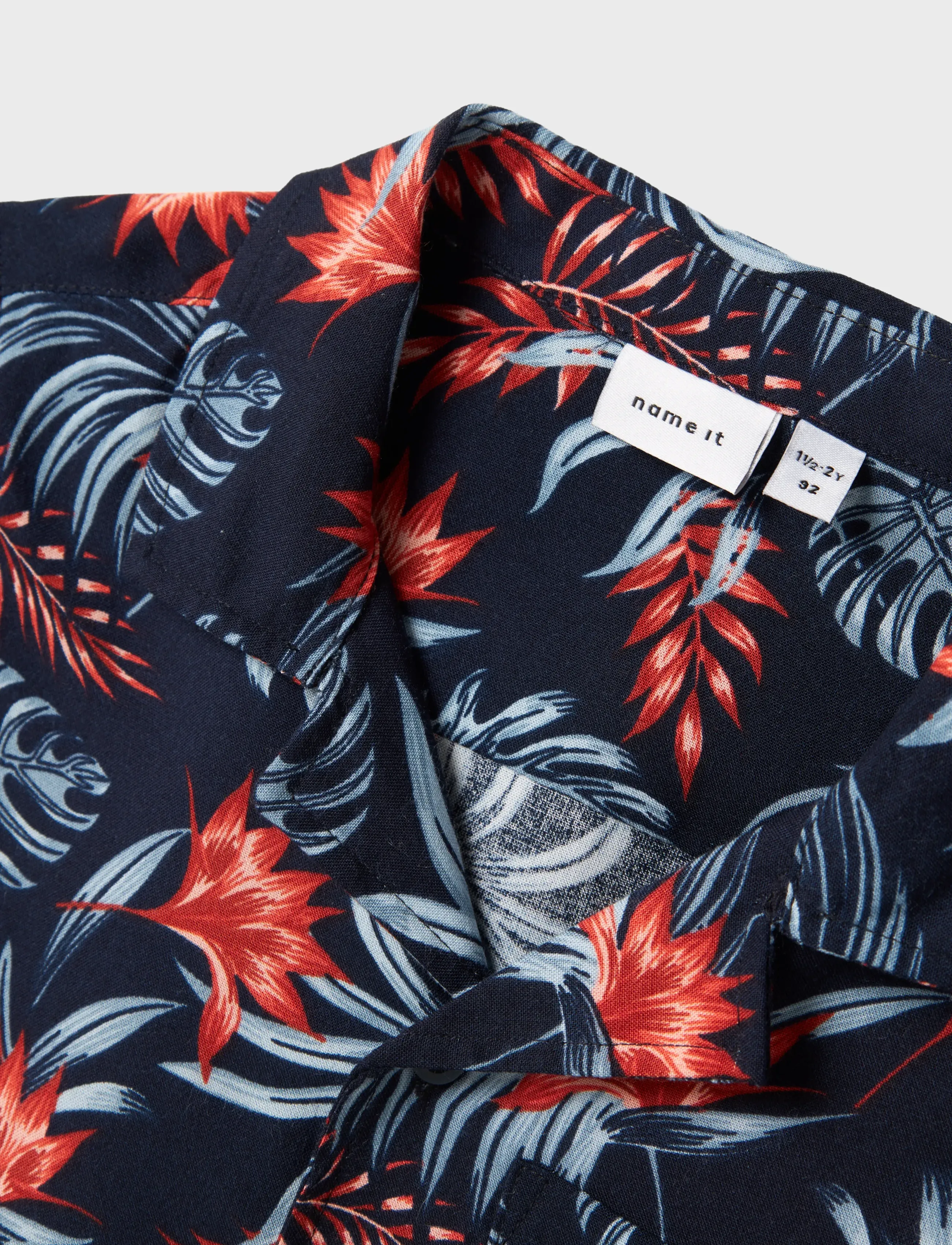name it - NMMFERANE SS SHIRT BOX - kortärmade skjortor - navy blazer - 2