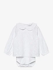 name it - NBFDELINER SHIRT BODY - sommarfynd - bright white - 0