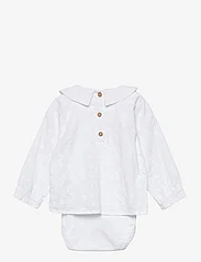 name it - NBFDELINER SHIRT BODY - sommarfynd - bright white - 1