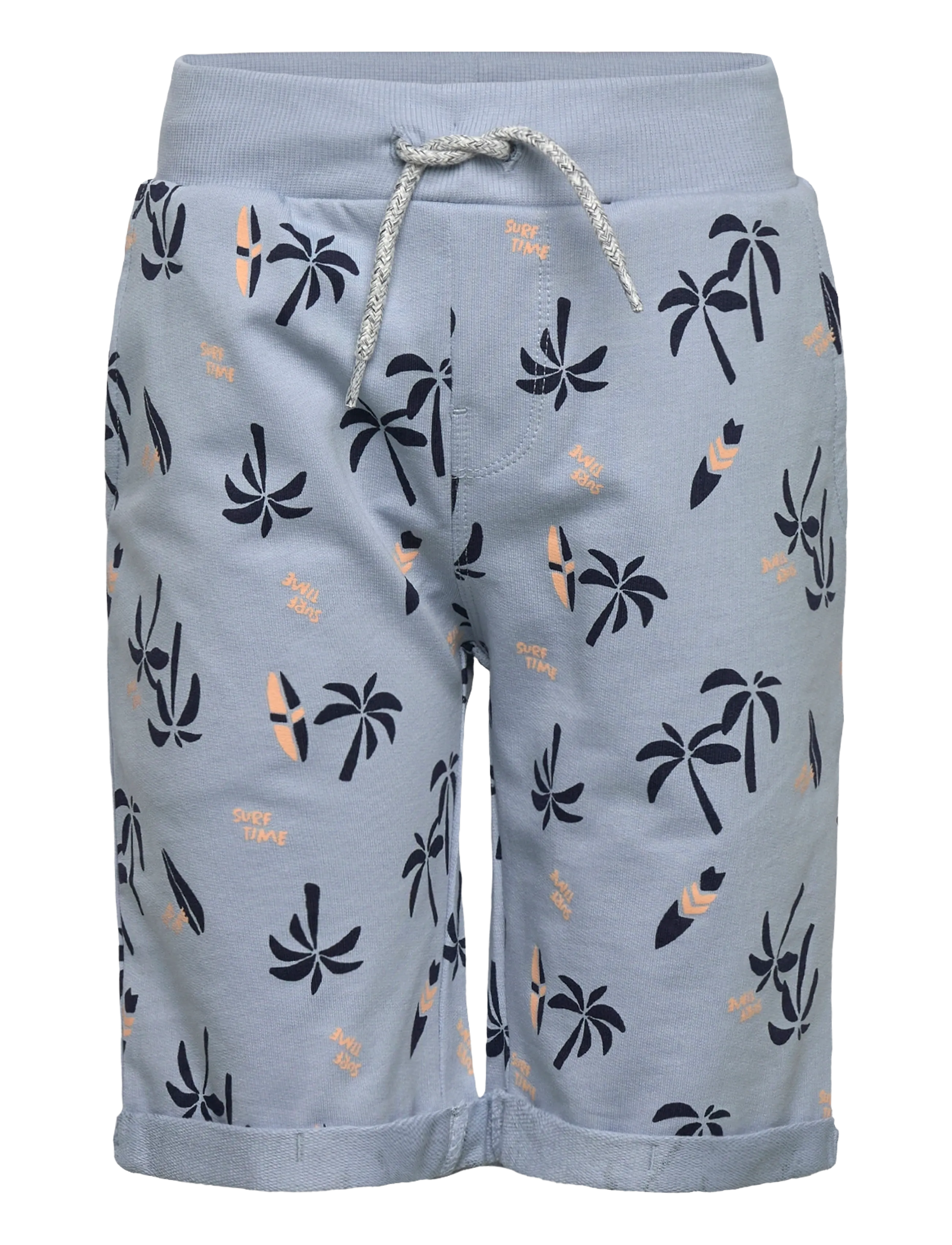 name it NKMVERMO AOP LONG SWE SHORTS UNB - Lühikesed püksid - BLUE FOG / blue