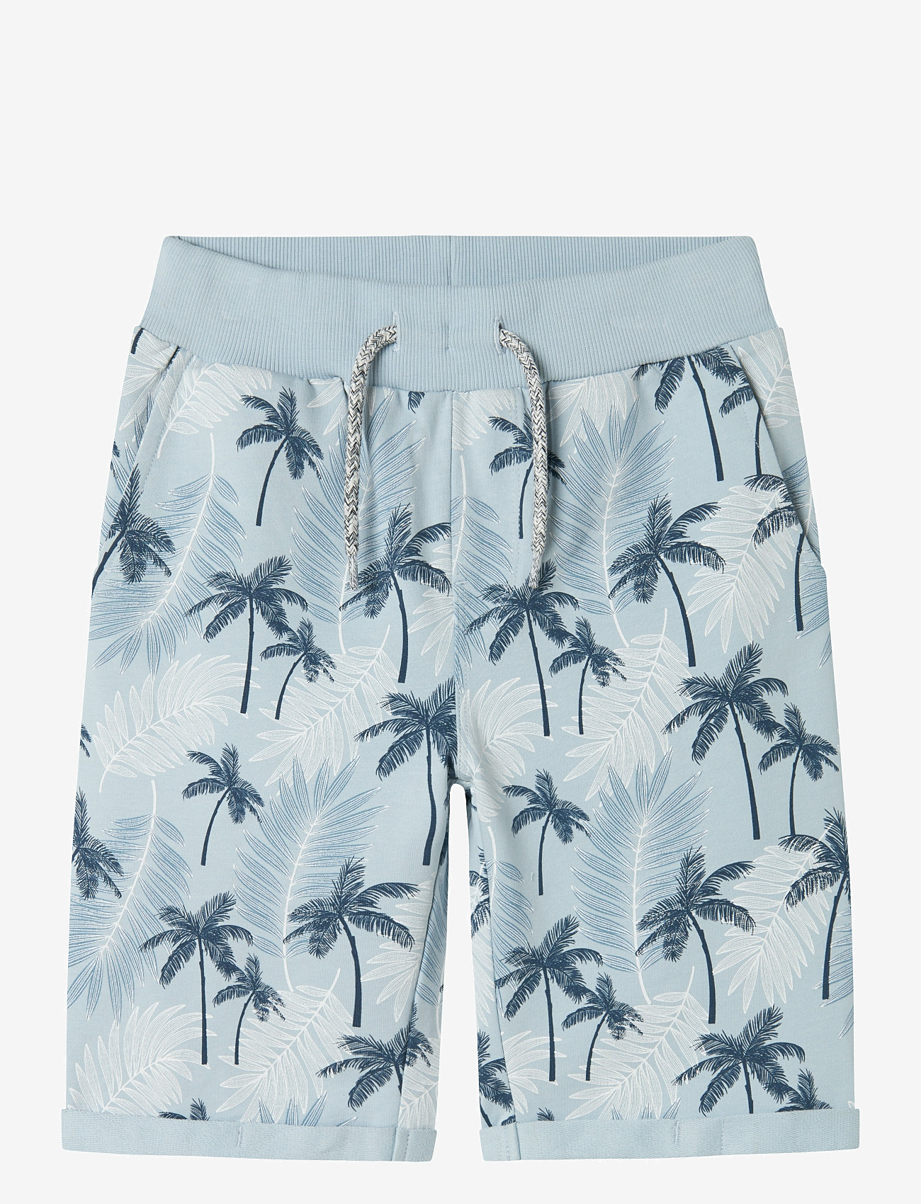 name it - NKMVERMO AOP LONG SWE SHORTS UNB - lühikesed dressipüksid - celestial blue - 1