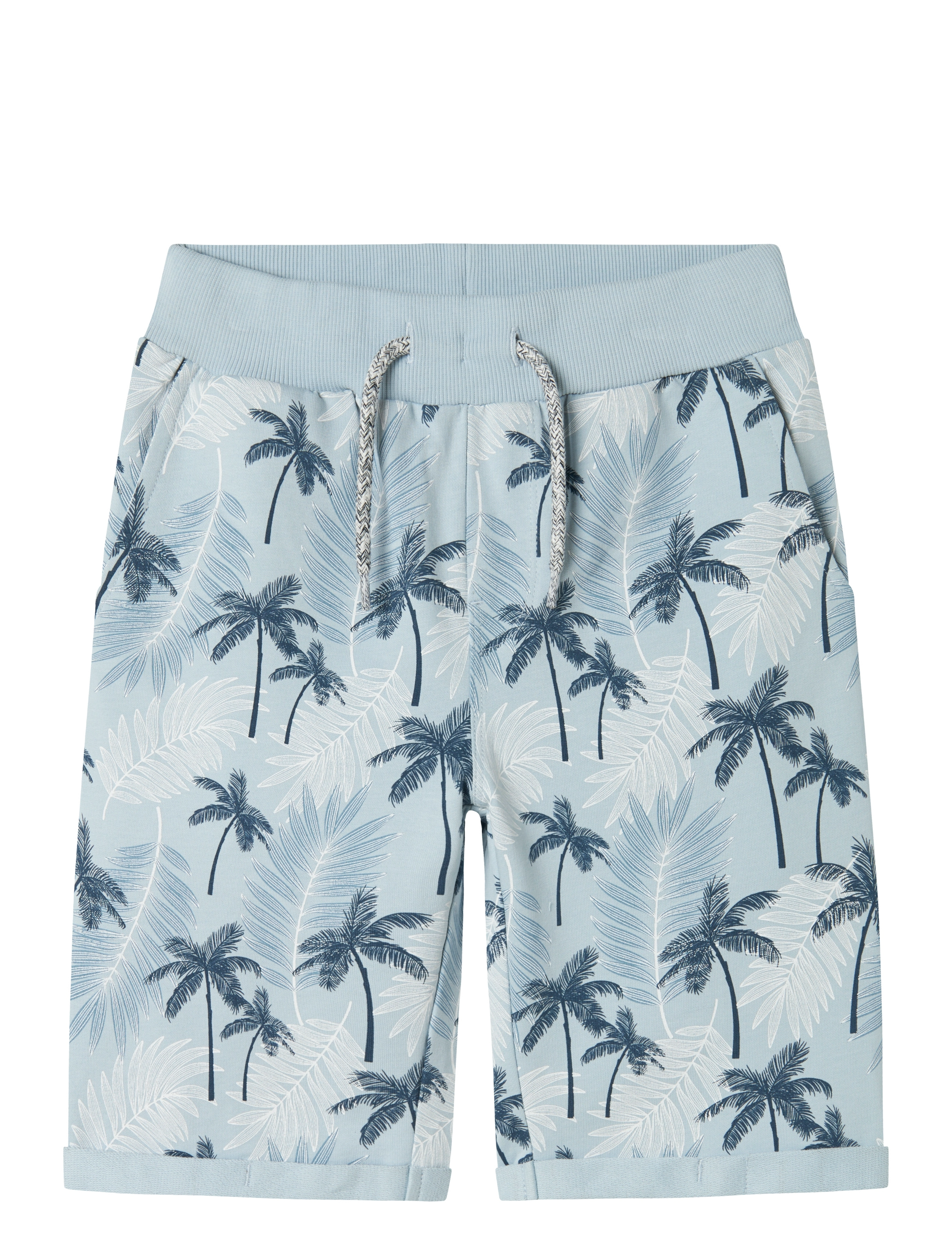 name it NKMVERMO AOP LONG SWE SHORTS UNB - Underdele - CELESTIAL BLUE / blue