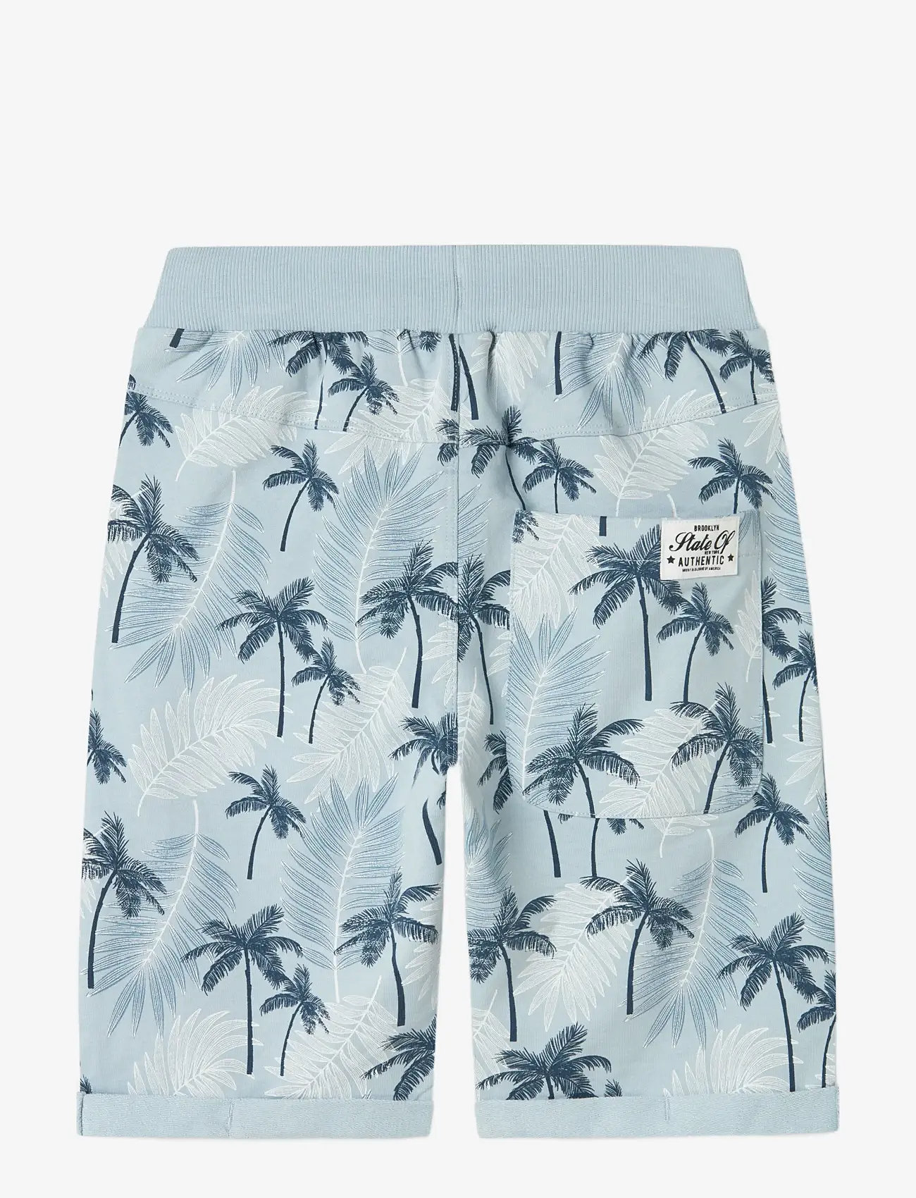 name it - NKMVERMO AOP LONG SWE SHORTS UNB - lühikesed dressipüksid - celestial blue - 2