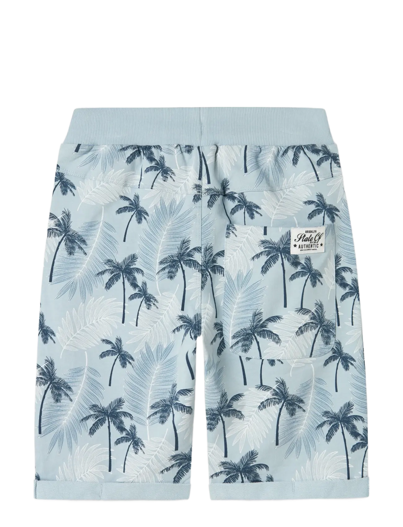 name it - NKMVERMO AOP LONG SWE SHORTS UNB - mjúkar stuttbuxur - celestial blue - 2