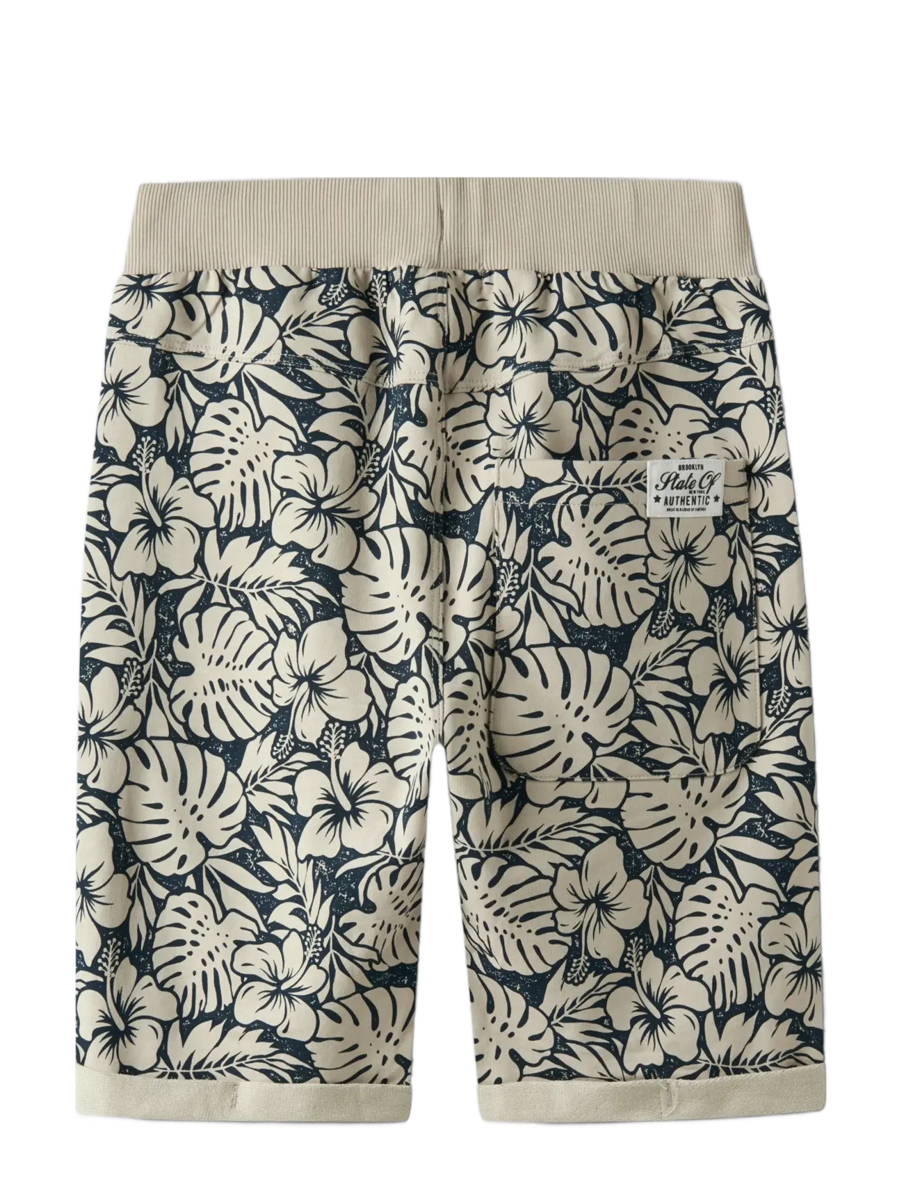 name it - NKMVERMO AOP LONG SWE SHORTS UNB - sweatshorts - peyote - 2