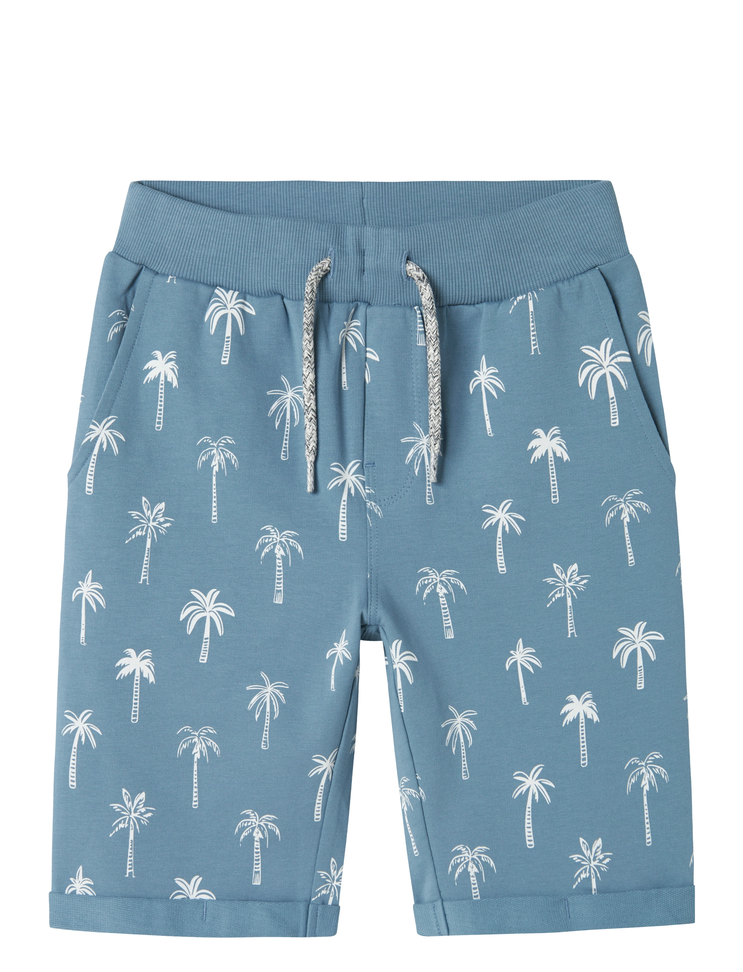 name it NKMVERMO AOP LONG SWE SHORTS UNB - Underdele - SPRING LAKE / blue