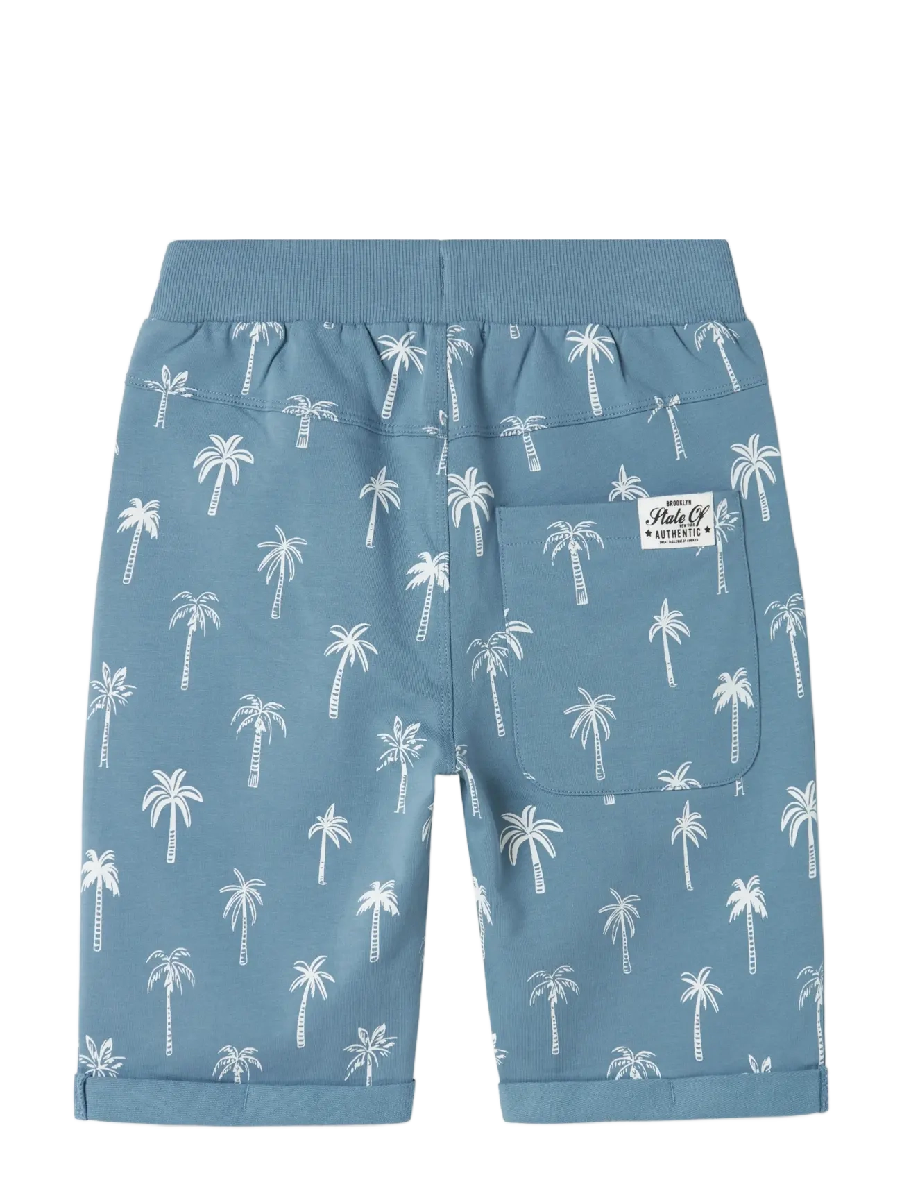 name it - NKMVERMO AOP LONG SWE SHORTS UNB - lühikesed dressipüksid - spring lake - 2