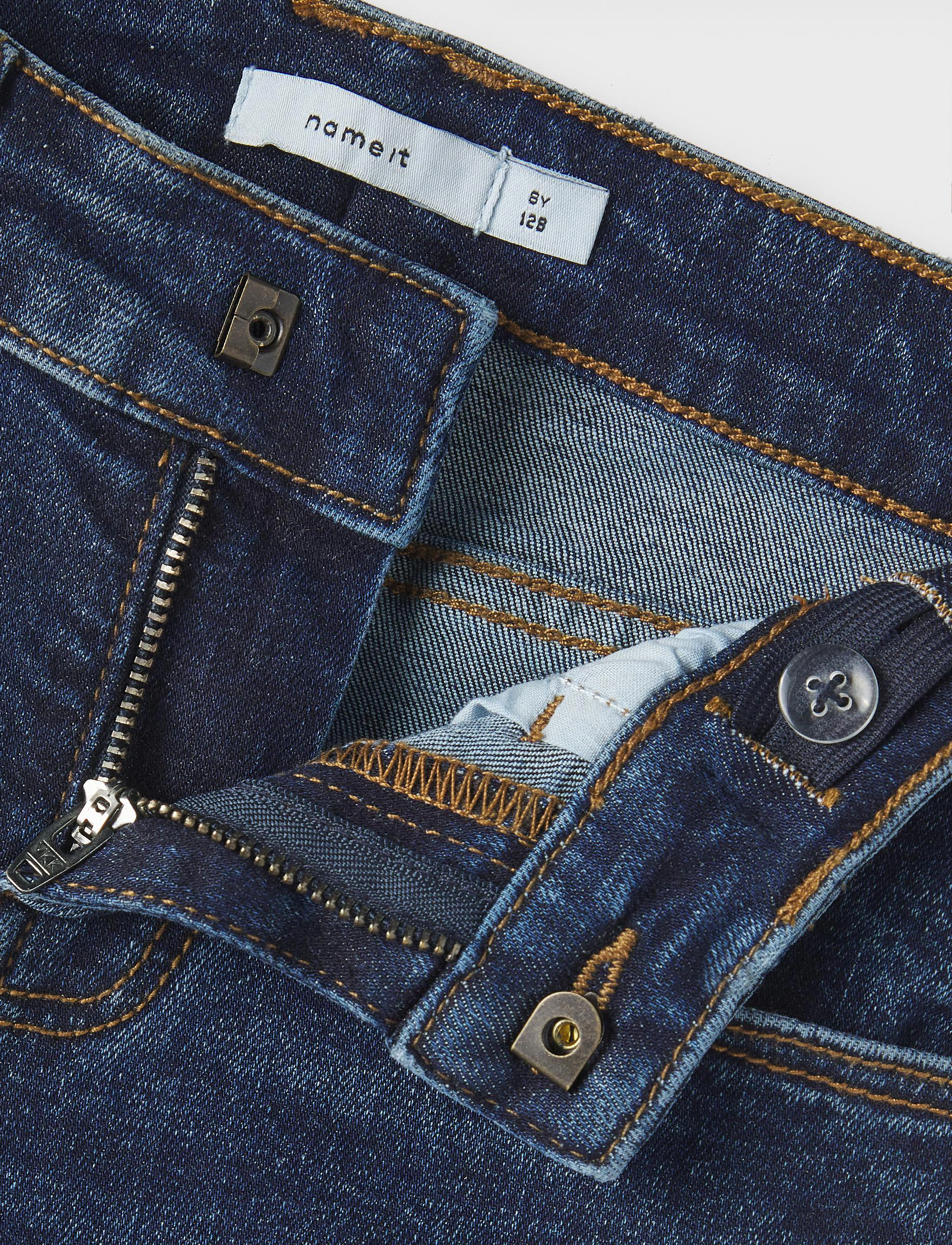 name it - NKFSALLI SLIM JEANS 1014-TE FT - dark blue denim - 2