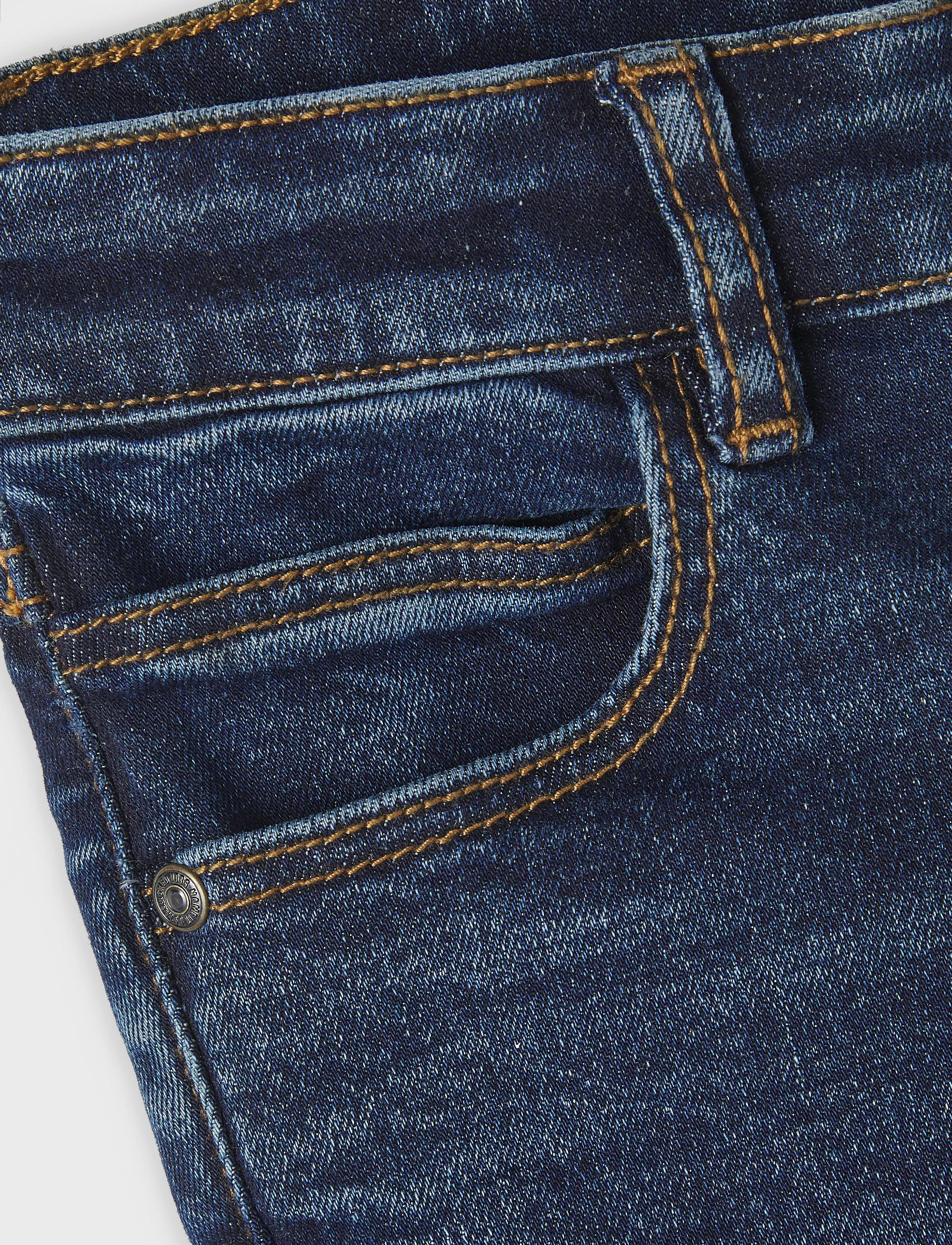 name it - NKFSALLI SLIM JEANS 1014-TE FT - dark blue denim - 3