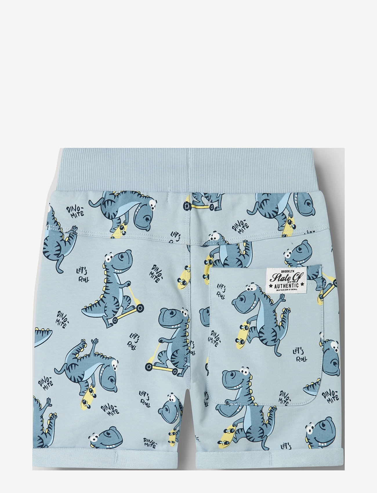 name it - NMMVERMO AOP LONG SWE SHORTS UNB - sporta šorti - celestial blue - 1