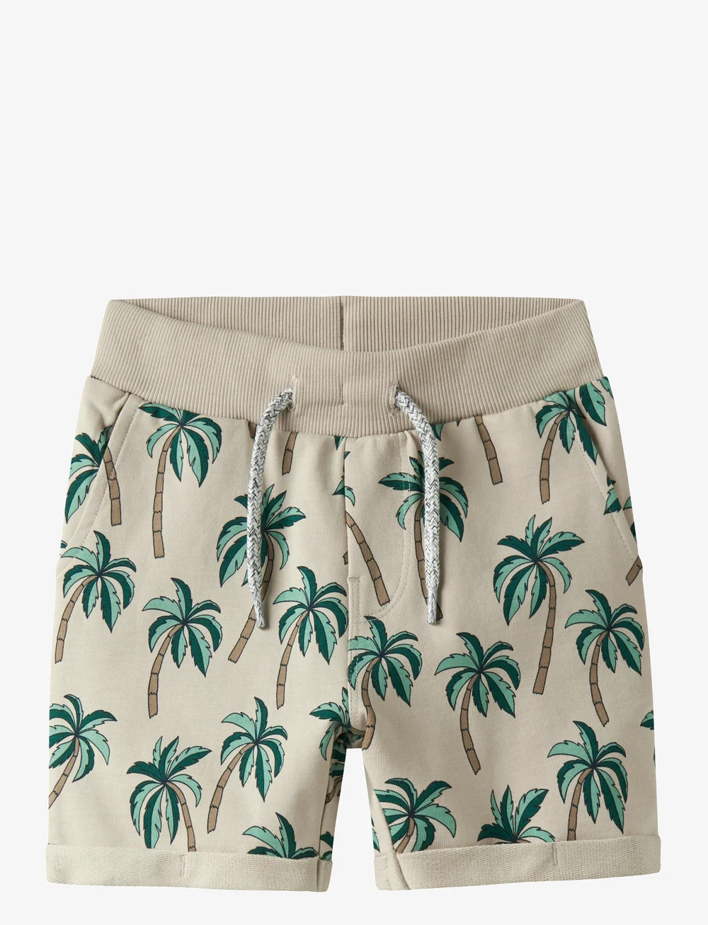name it - NMMVERMO AOP LONG SWE SHORTS UNB F NOOS - lühikesed dressipüksid - peyote - 0