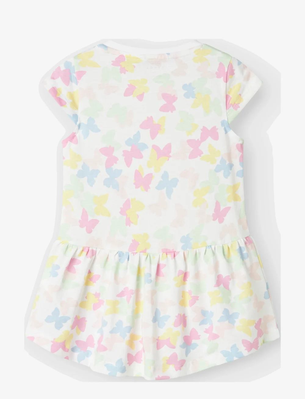name it - NMFVIGGA CAPSL DRESS F1 NOOS - kurzärmelige babykleider - bright white - 1