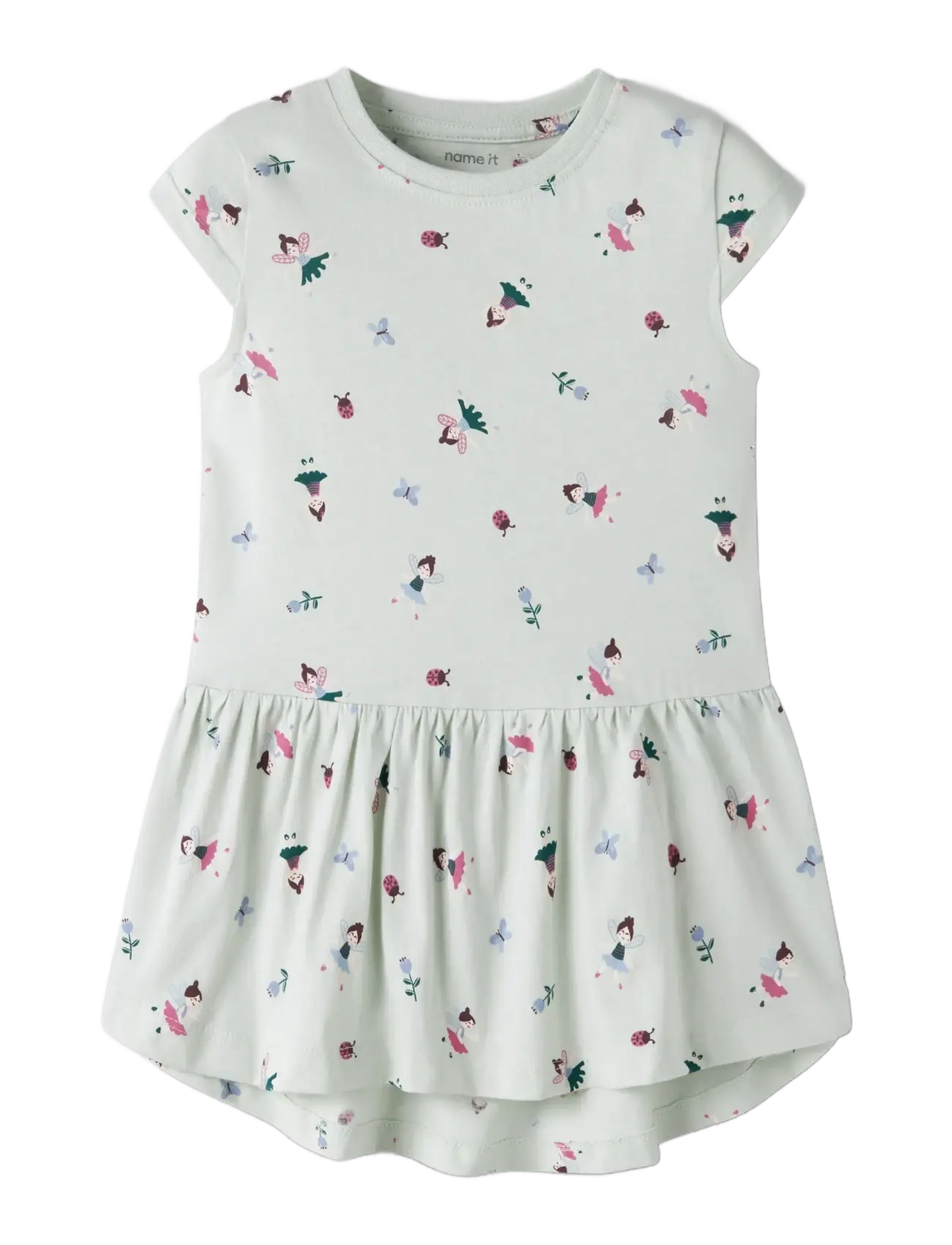 name it - NMFVIGGA CAPSL DRESS F1 NOOS - kurzärmelige babykleider - pale aqua - 2