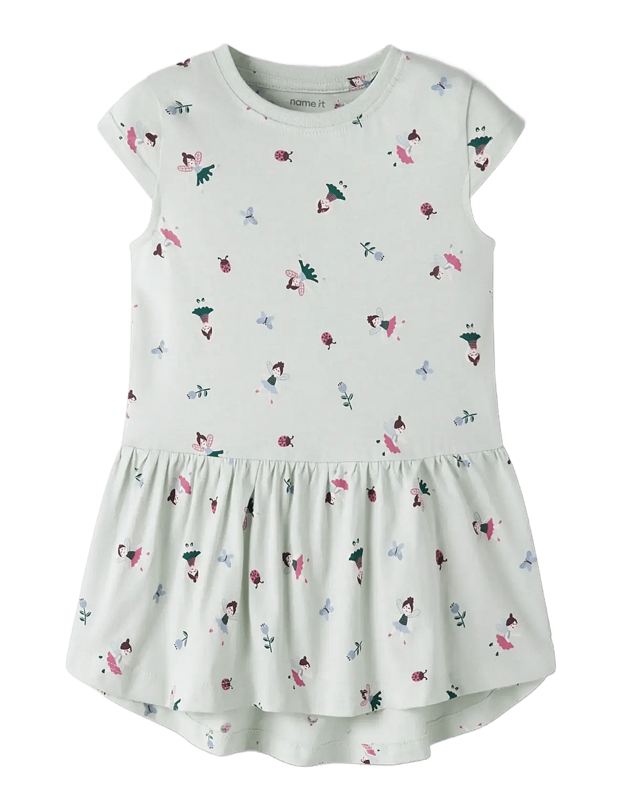 name it - NMFVIGGA CAPSL DRESS F1 NOOS - robes pour bébés à manches courtes - pale aqua - 2