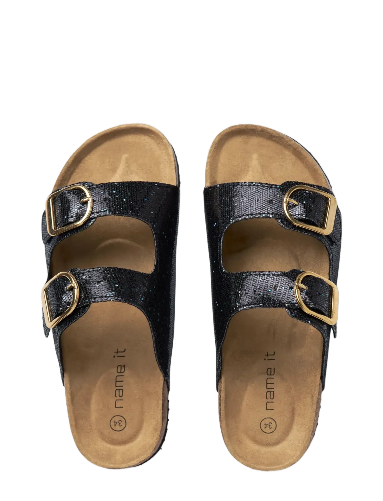 name it - NKFFLORA SANDAL - sandaler - black - 3