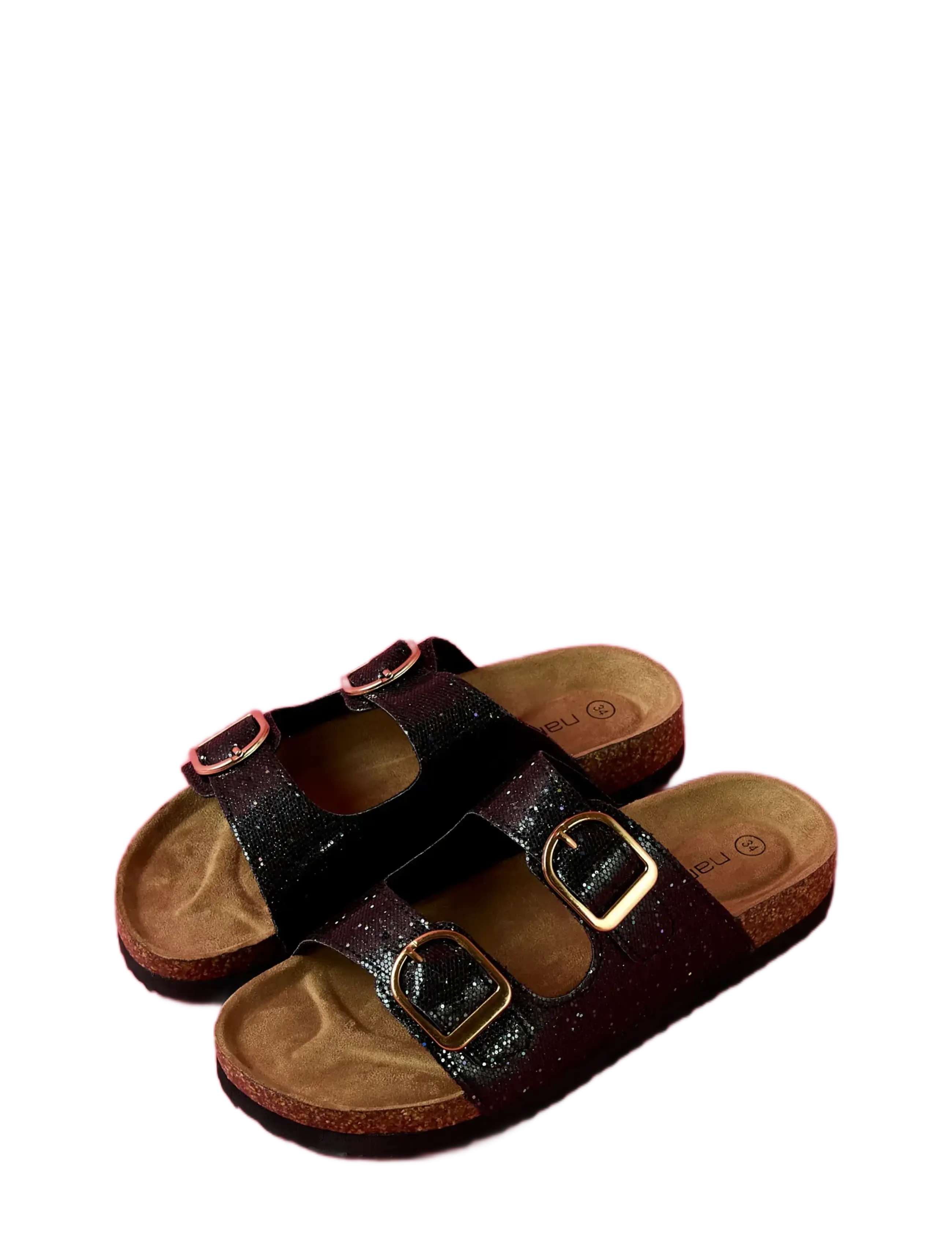 name it - NKFFLORA SANDAL - sandaler - black - 4