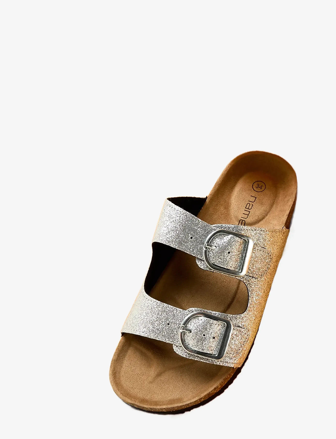 name it - NKFFLORA SANDAL NOOS - sandaler - silver - 3